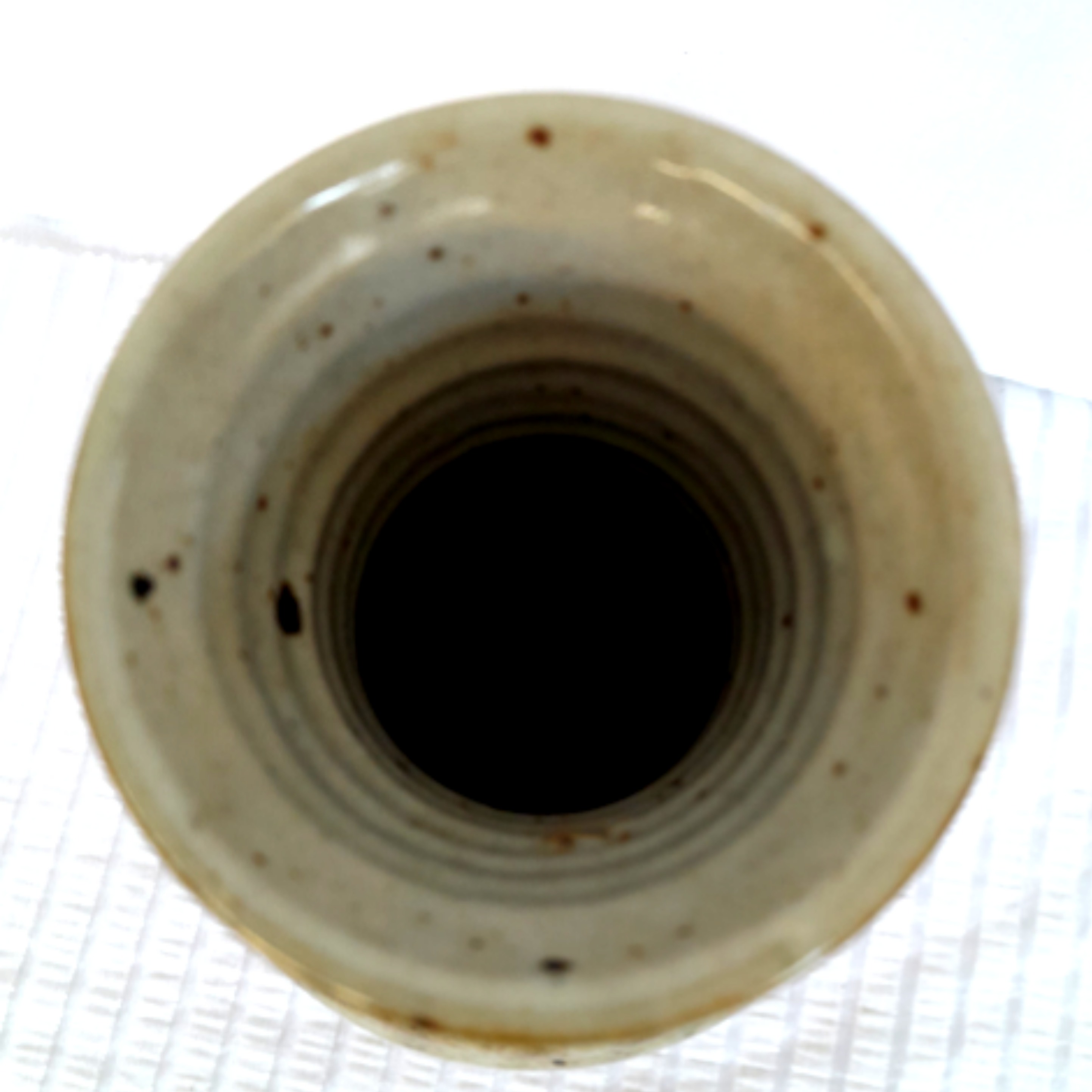 CRUCHE en grès vernissé, Poterie signée de l'Abbaye FONTGOMBAULT - Très bon état - Photo 4