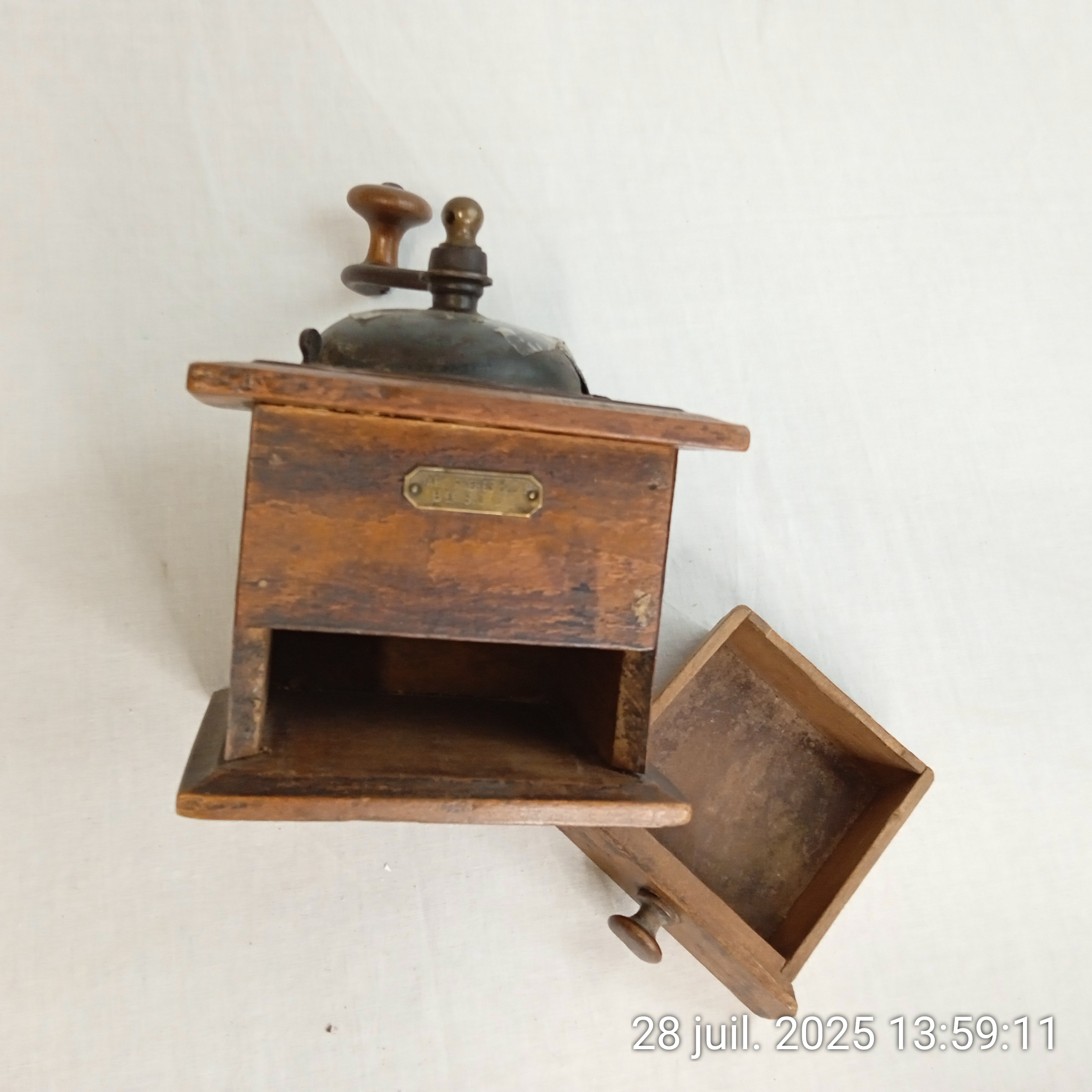 Ancien moulin à café Japy Frères § Cie Bon état - Vue 2 - 