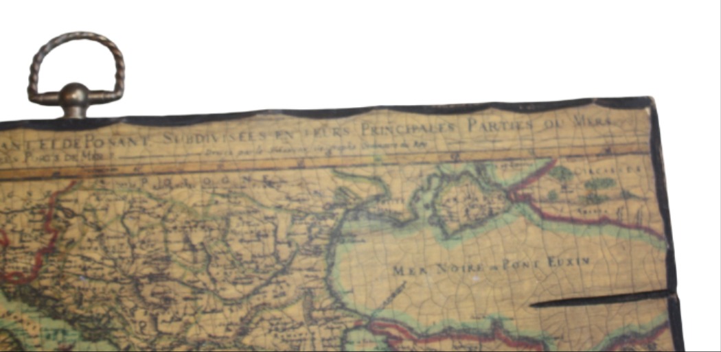 Cartes anciennes du bassin Méditerranéen sur bois - Photo 2