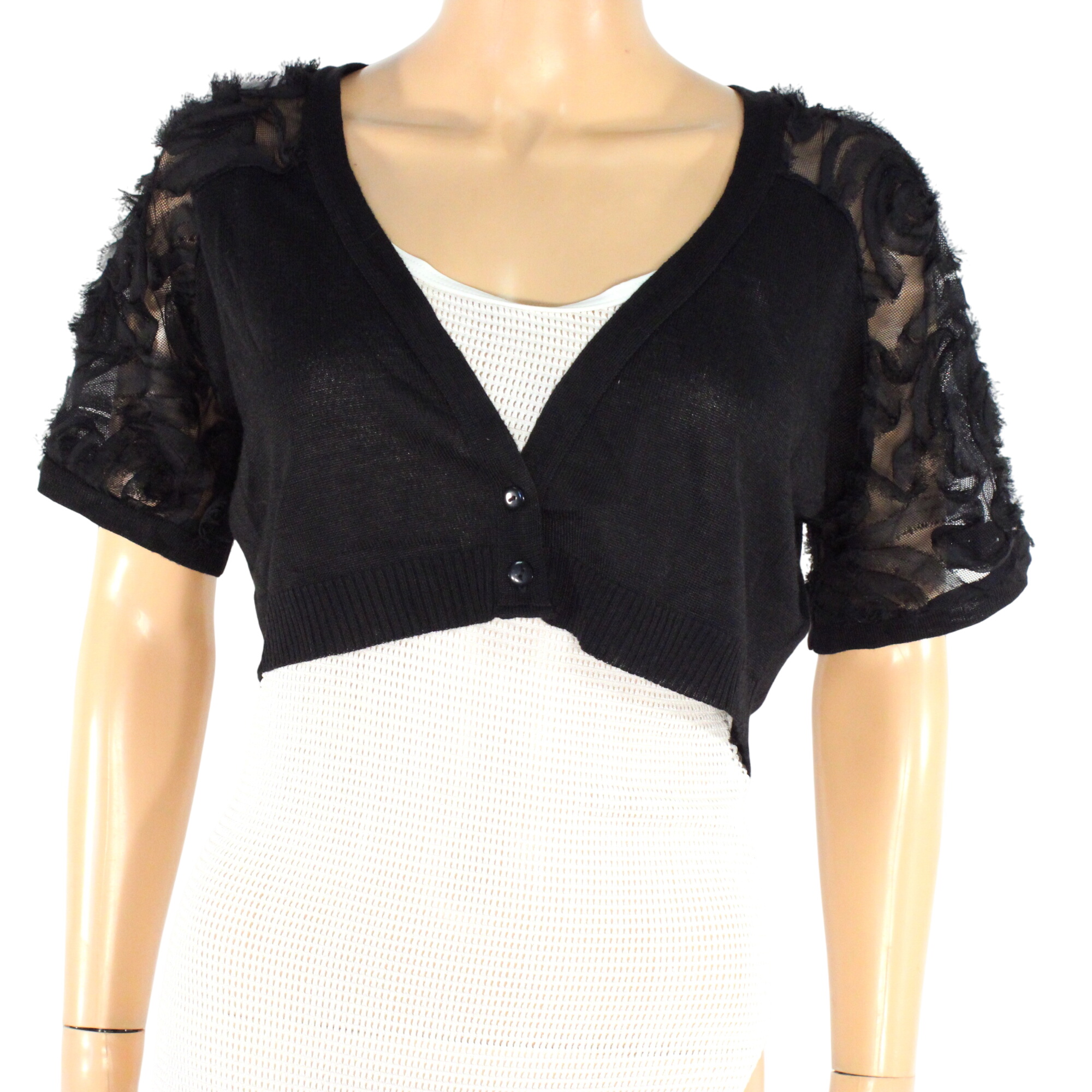 Gilet /Bolro Fleuri JAQUELINE RIU Taille 4 - Jacqueline Riu - Modalova