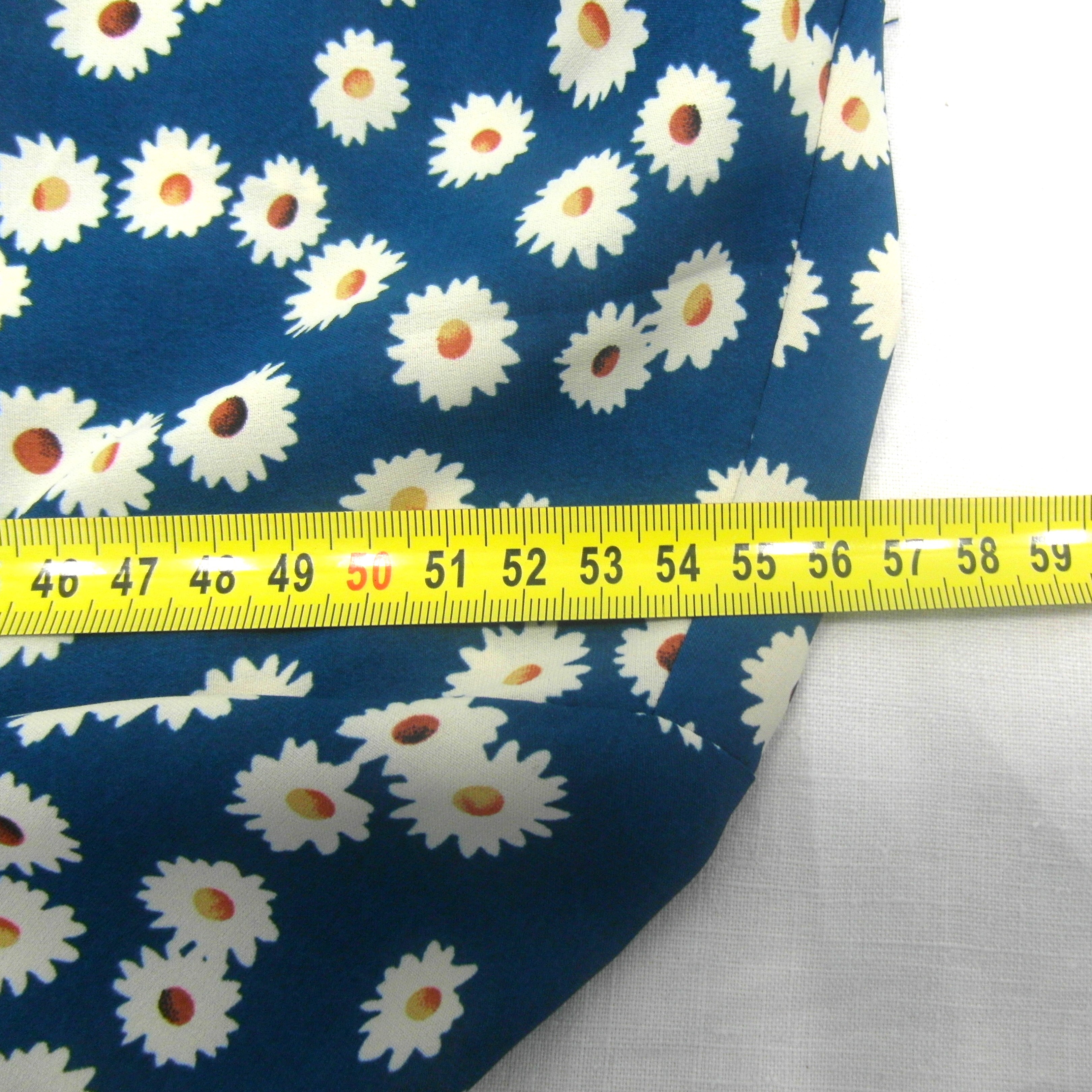 Veste bleue motifs floral It hippie taille M - Photo 9