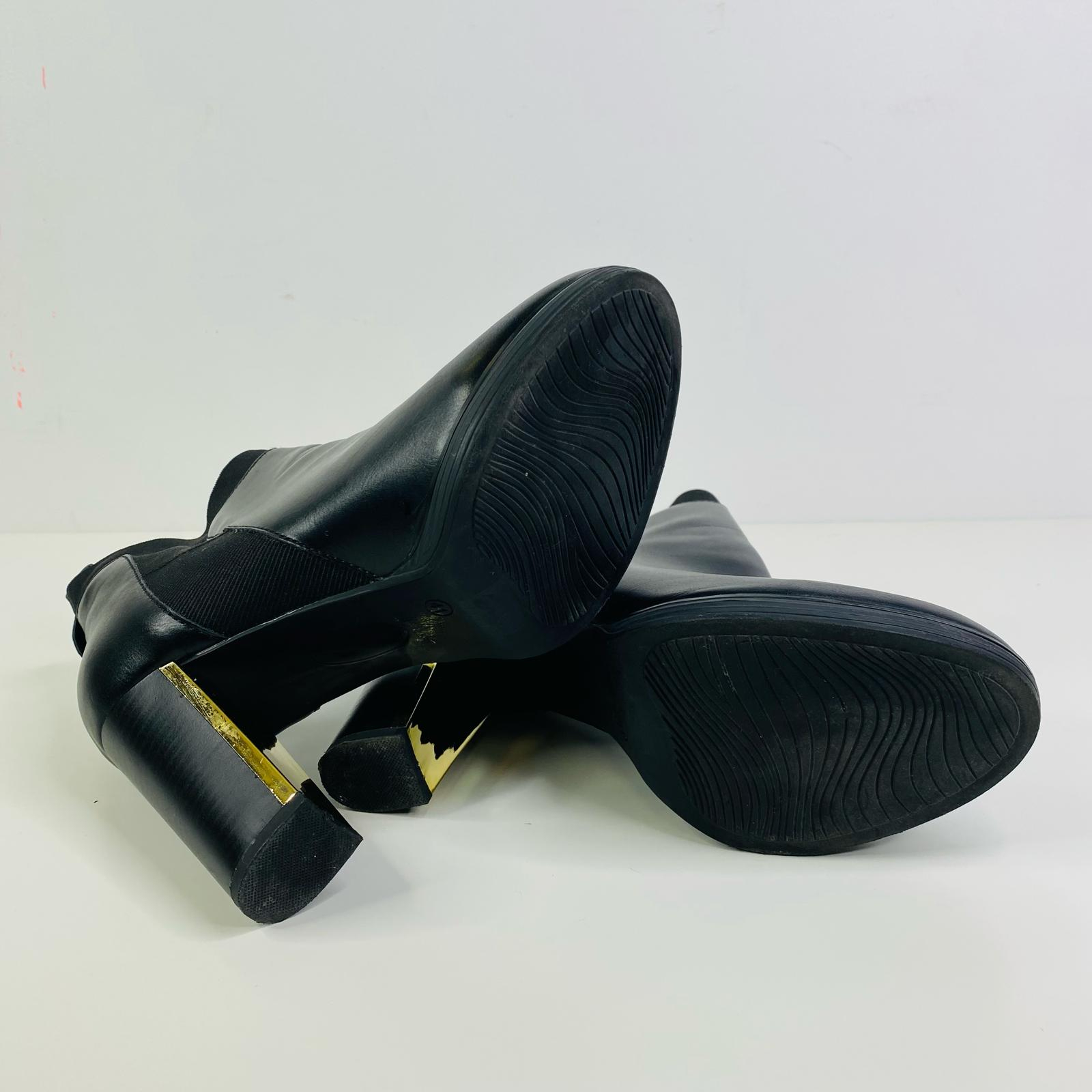 Texto Boots à talon pour femme - T 41 - Noir  - Photo 1