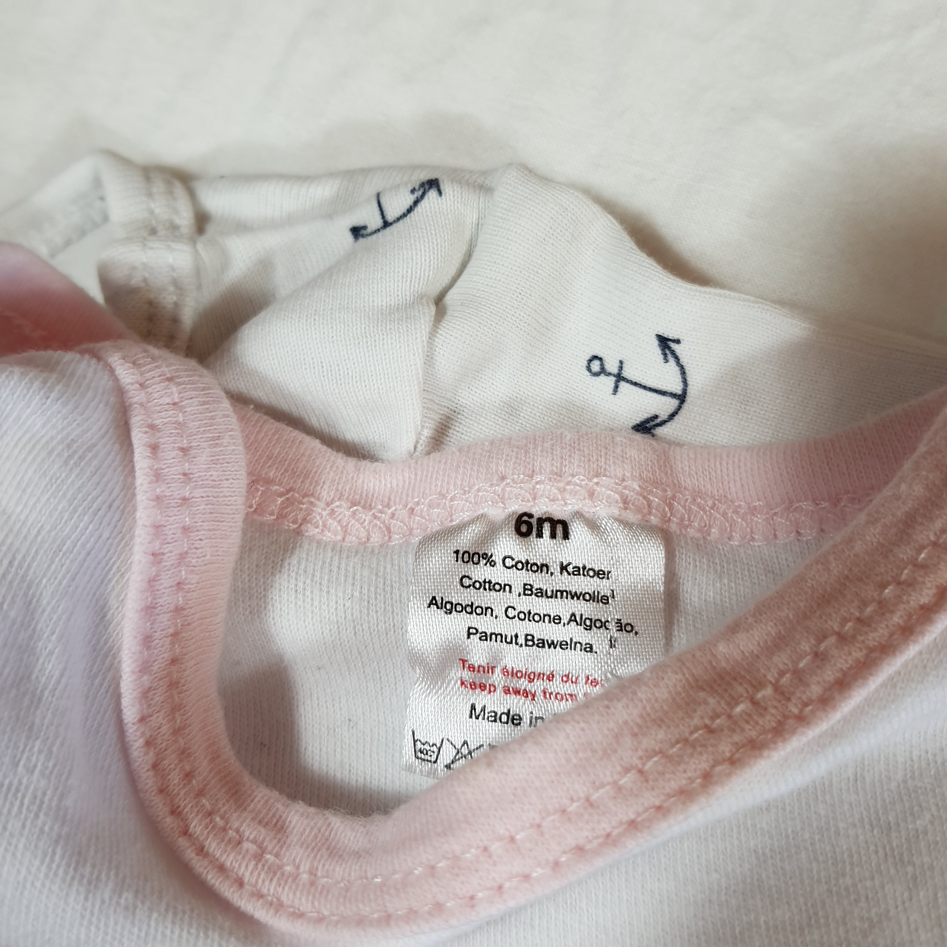 Lot de 3 bodies manches courtes - 6 mois - Photo 7