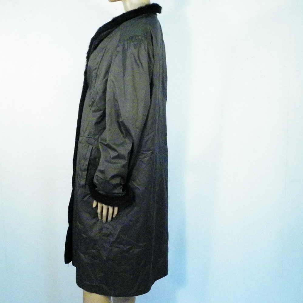 Manteau Femme Vintage Cacao CLAUDE HAVREY Taille Estimée 40. Bon état - Vue 2 - 