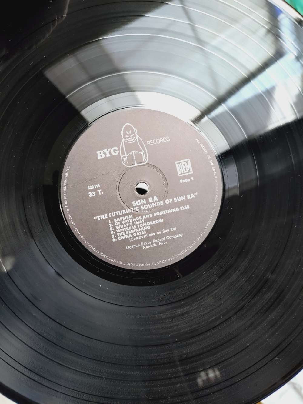 Vinyle 33 tours Sun Ra-The futuristic Sounds of Sun Ra-BYG records,1969. Rare.  - Vue 8 - 