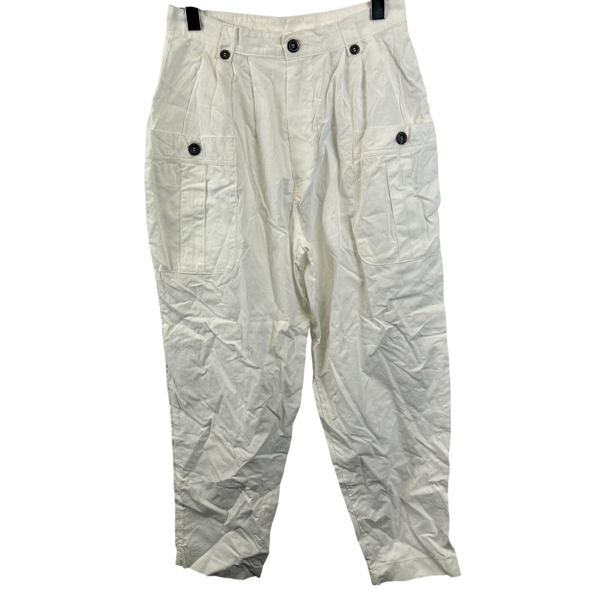 Benson - Pantalon blanc 100% coton - Taille 38 (estimé) - Photo 0