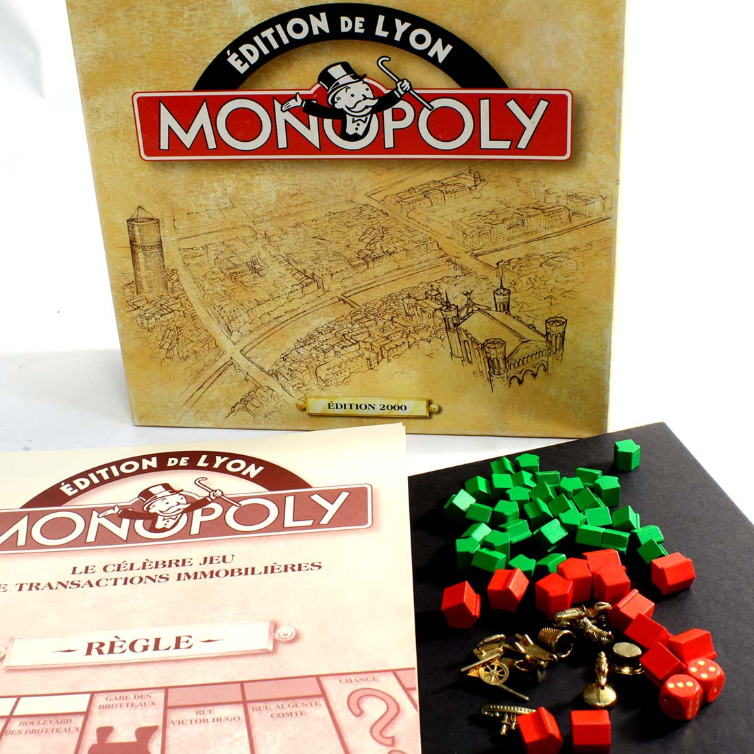 Voir photo 6 de Monopoly Edition de LYON Vintage Monopoly Edition de LYON Vintage Très bon état - Vue 6 -