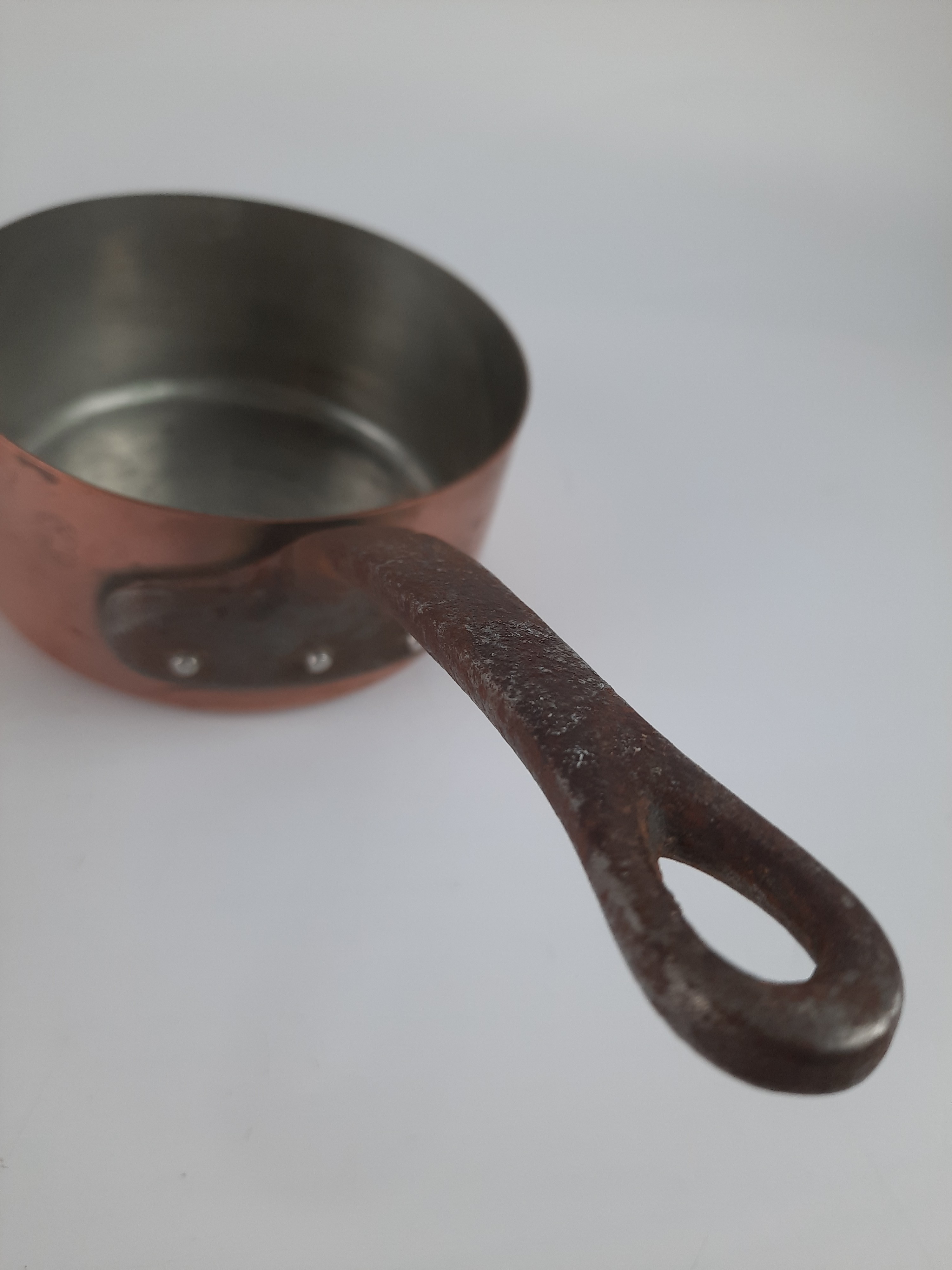 Petite casserole en cuivre fabrications française 12.5 cm - Photo 5