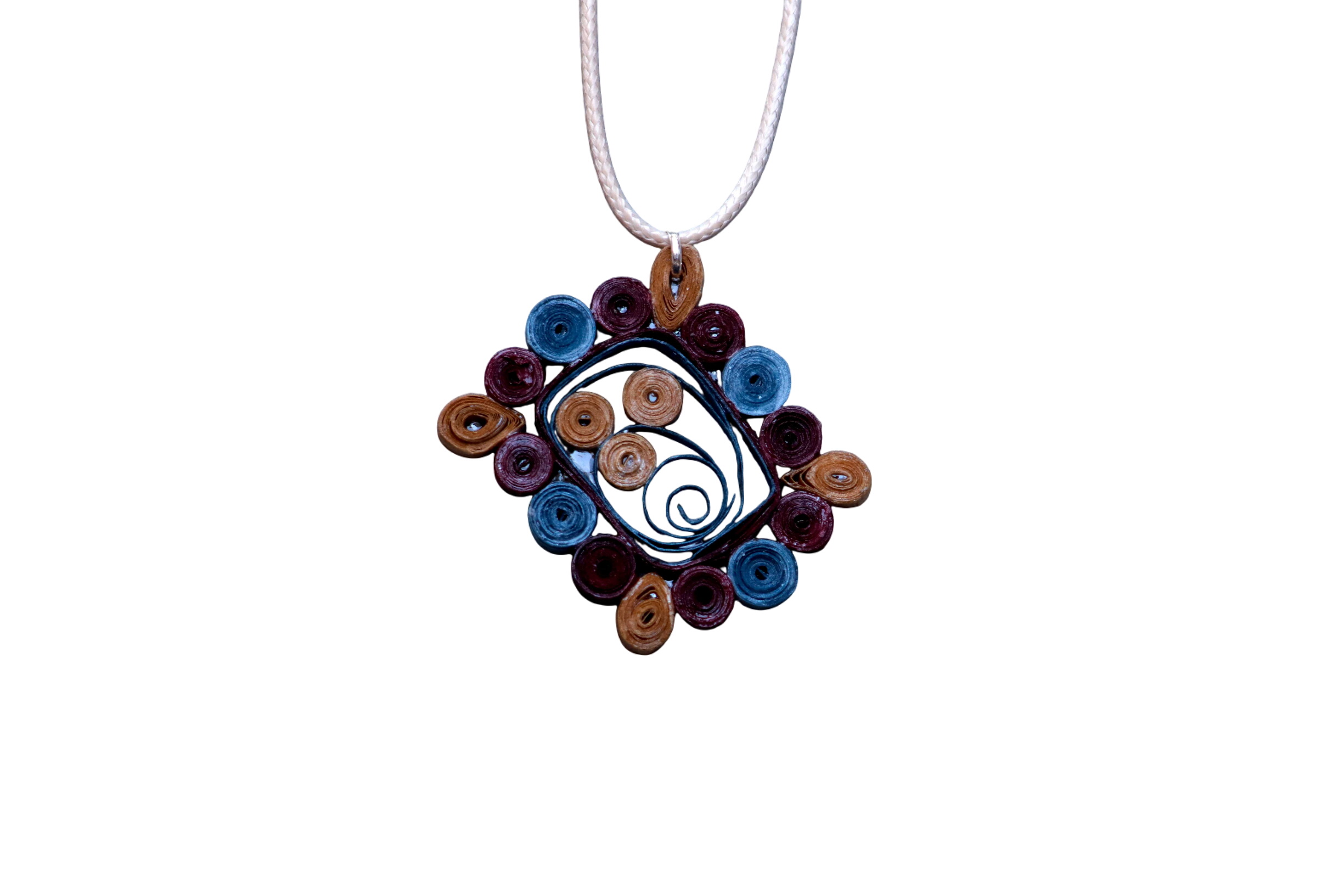 Collier en papier upcyclé - Photo 0