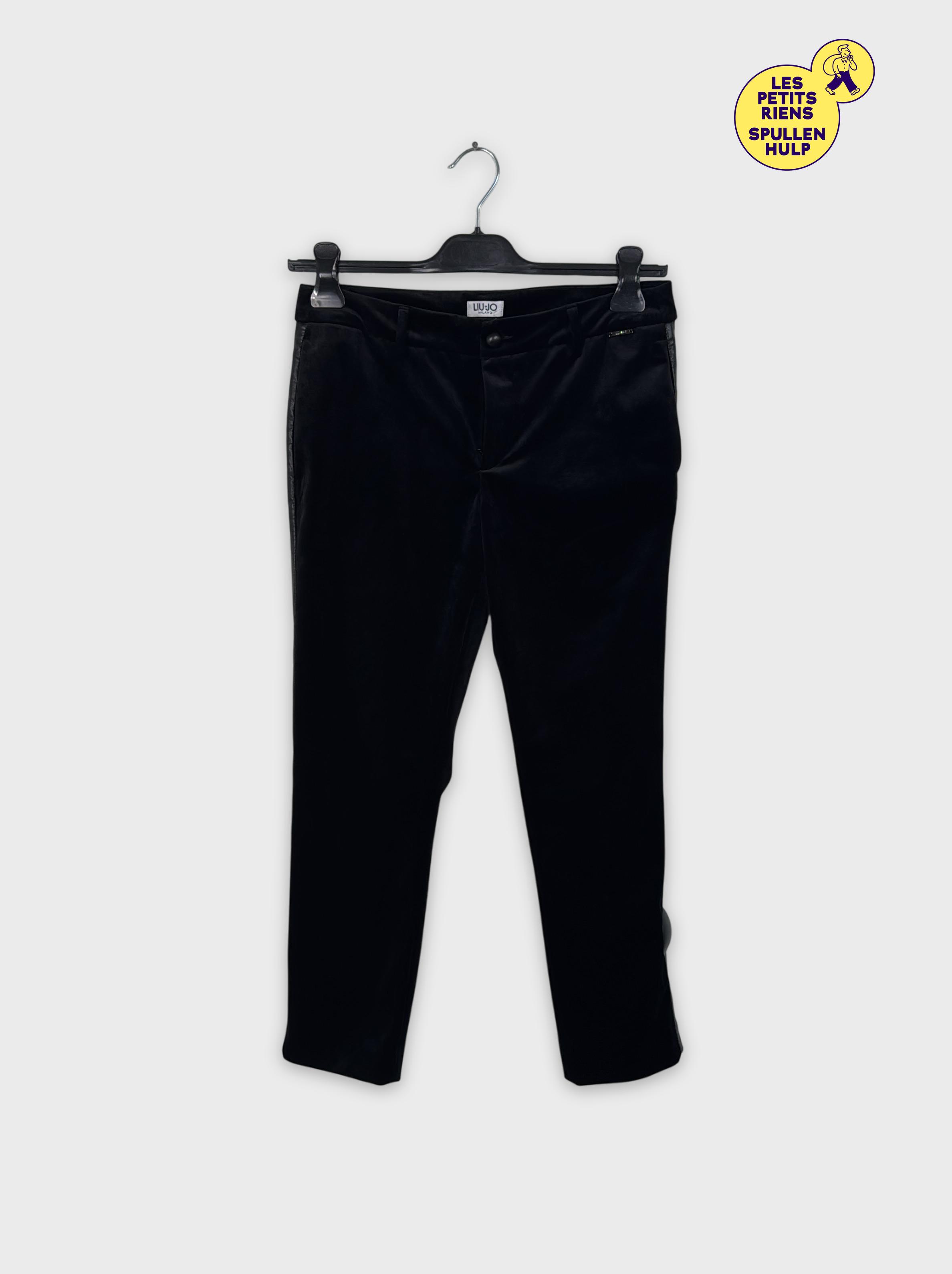 Pantalon Velours Noir Liu jo XL 🖤 - Photo 0