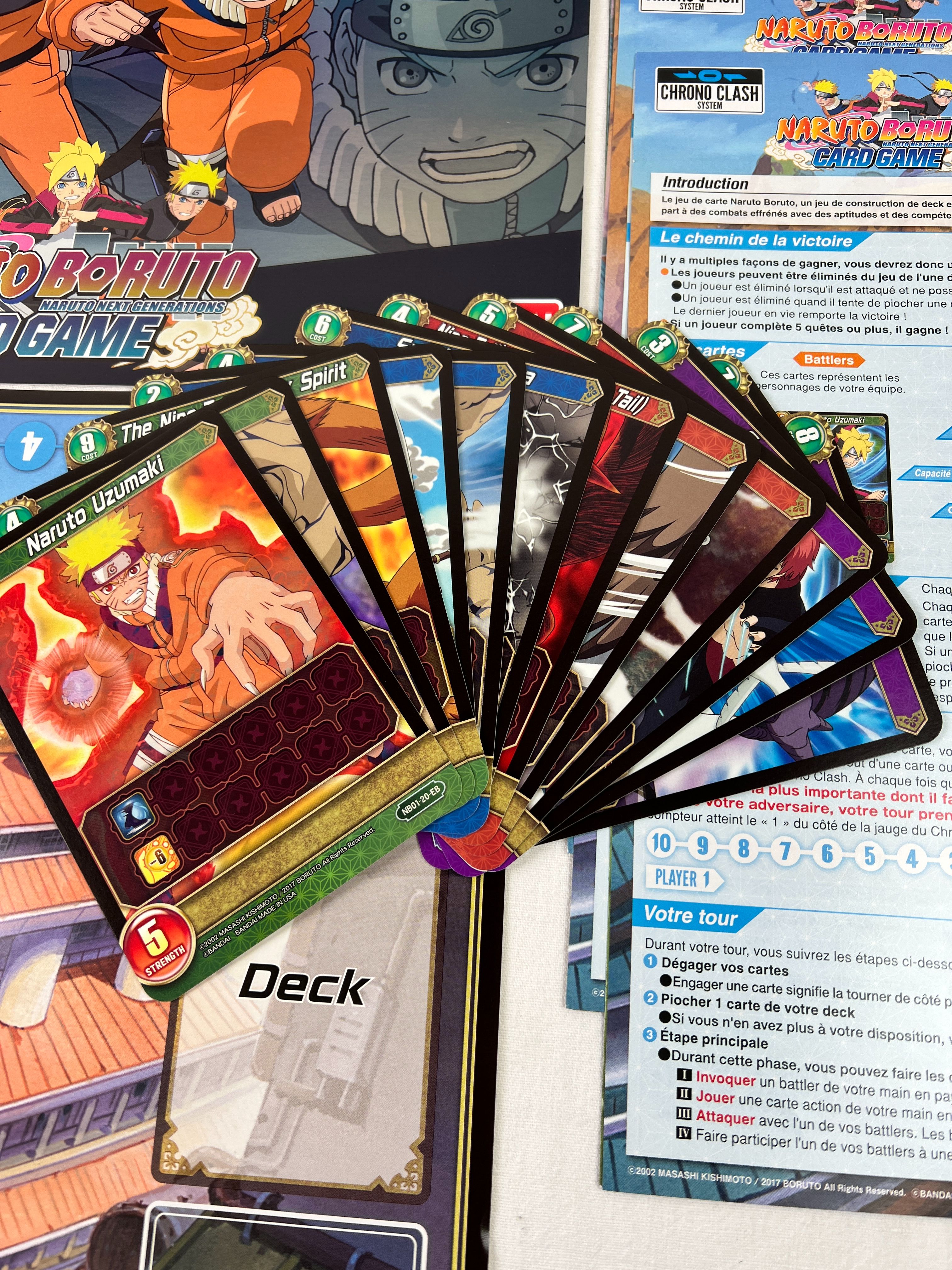 Naruto Boruto Card Game Bandai 2019 Comme neuf - Vue 5 - 