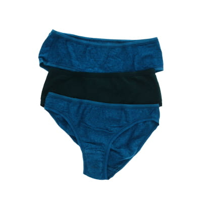 Lot de 3 culottes bleues et verte - Esmara - XS - 32-34 - Photo 1