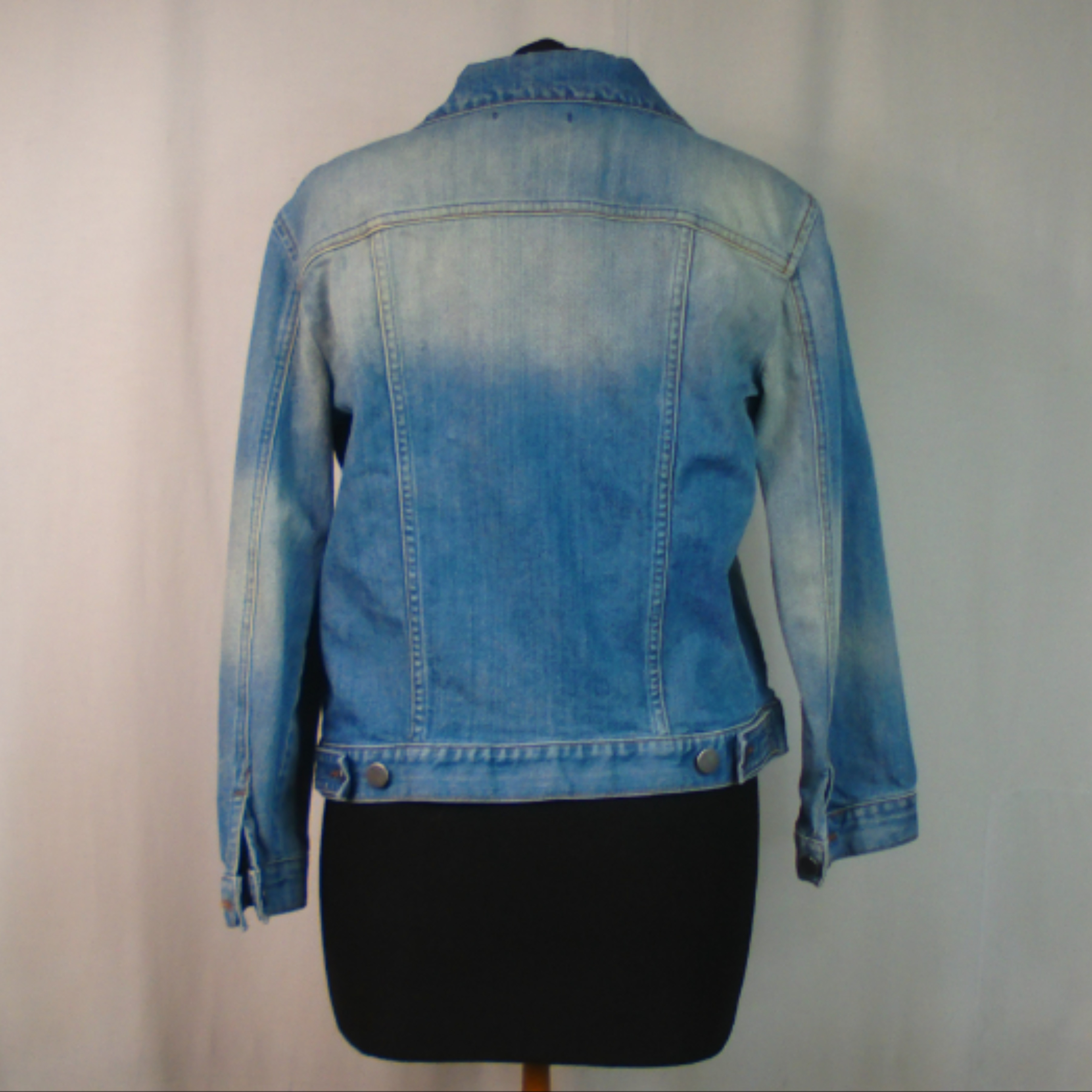 Veste KOOKAÏ, jean bleu, 99% coton, taille 38 Très bon état - Vue 4 - 