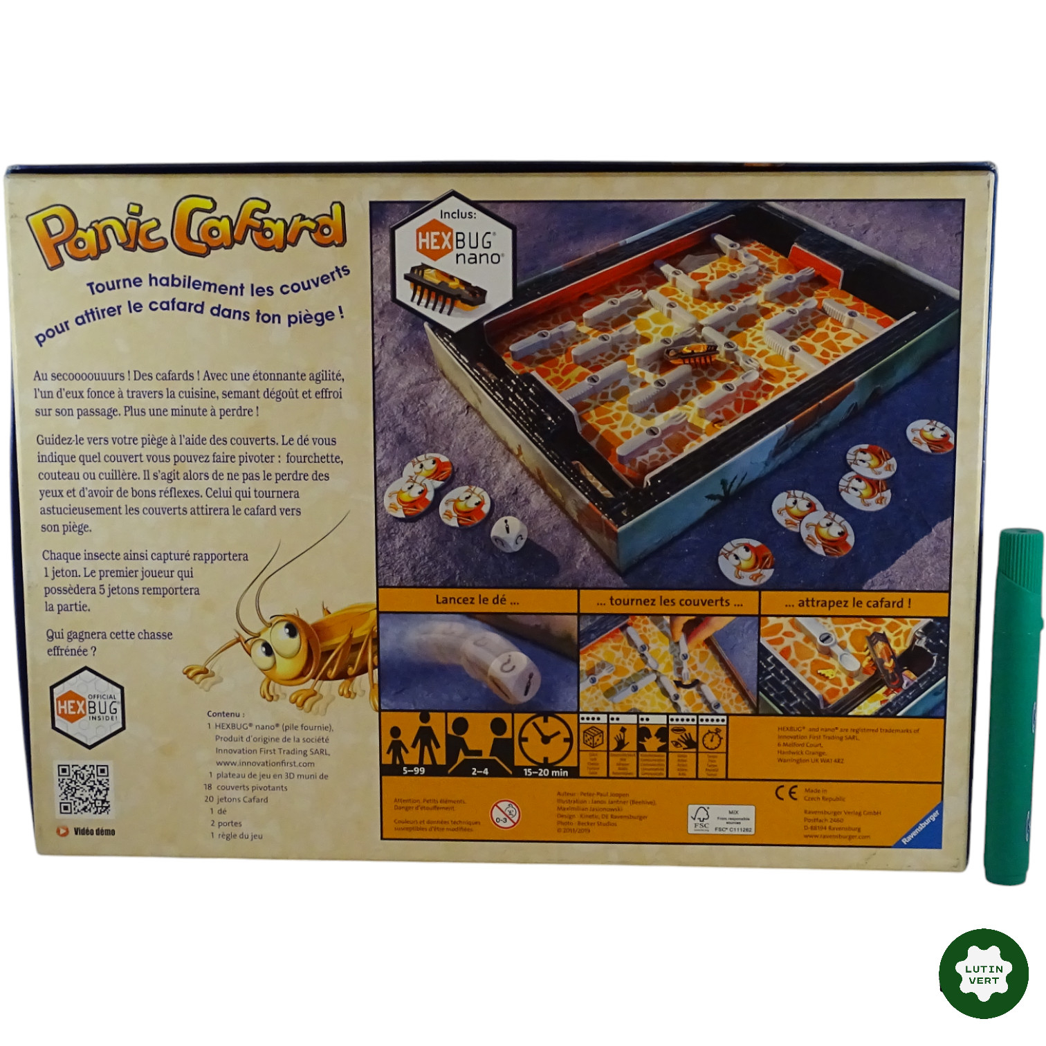 Panic Cafard d'occasion RAVENSBURGER - Dès 5 ans | Ref 9284 - Photo 3