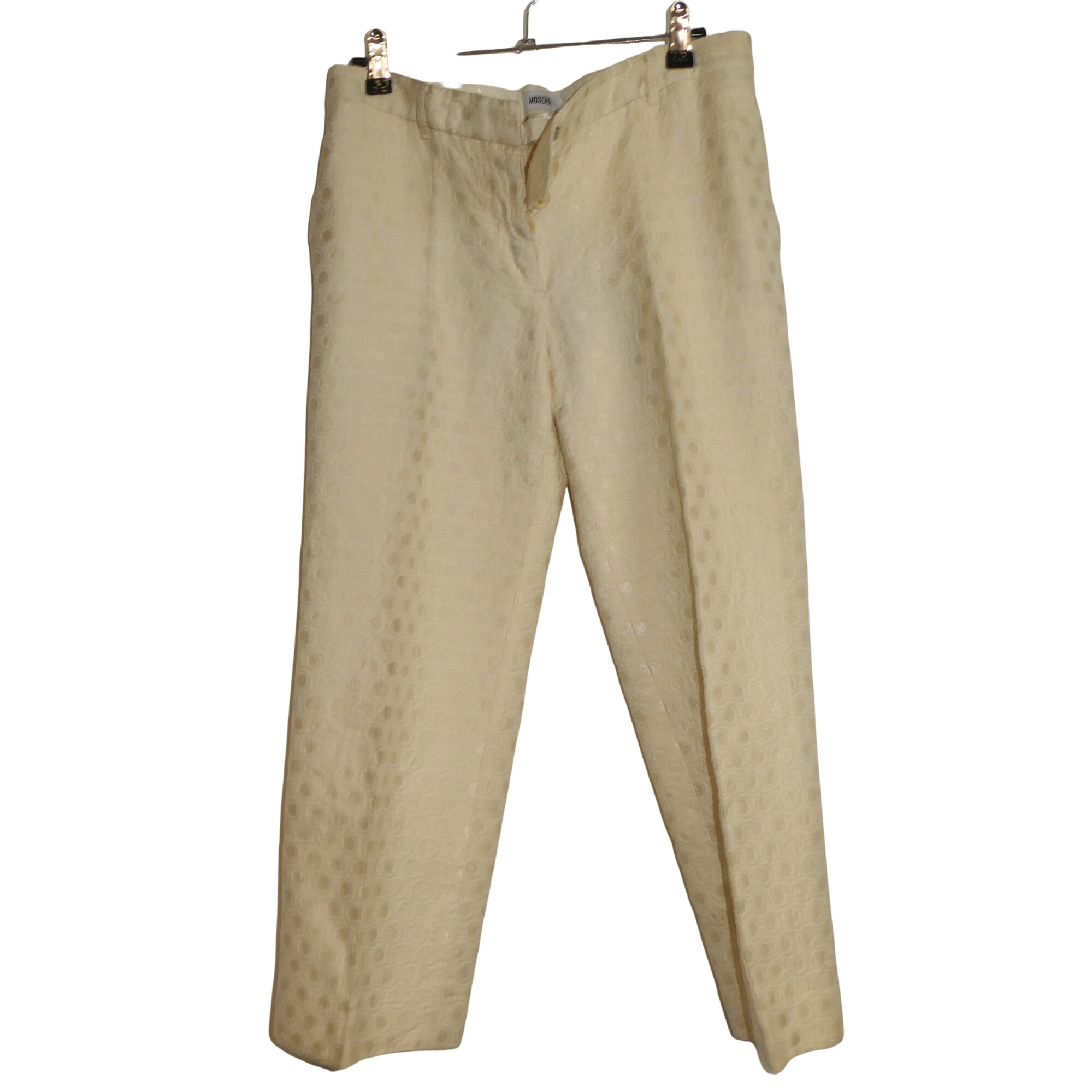 Pantalon ple en coton - Taille 38 - Moschino - Modalova