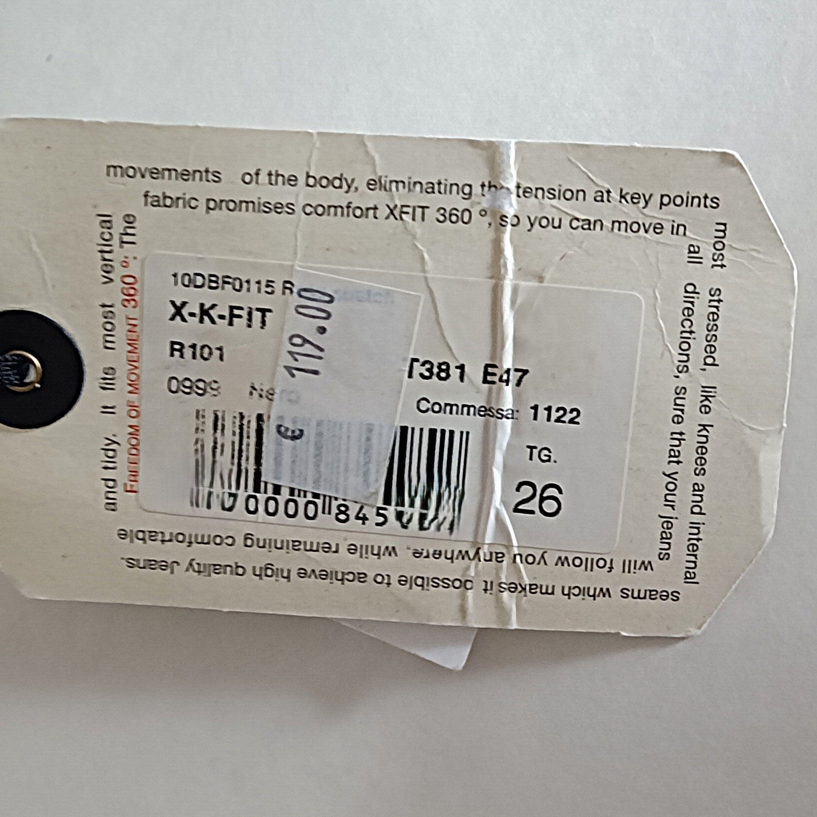 Jean MET X-K-Fit Super Skinny – Taille 26 - gris Très bon état - Vue 10 - 