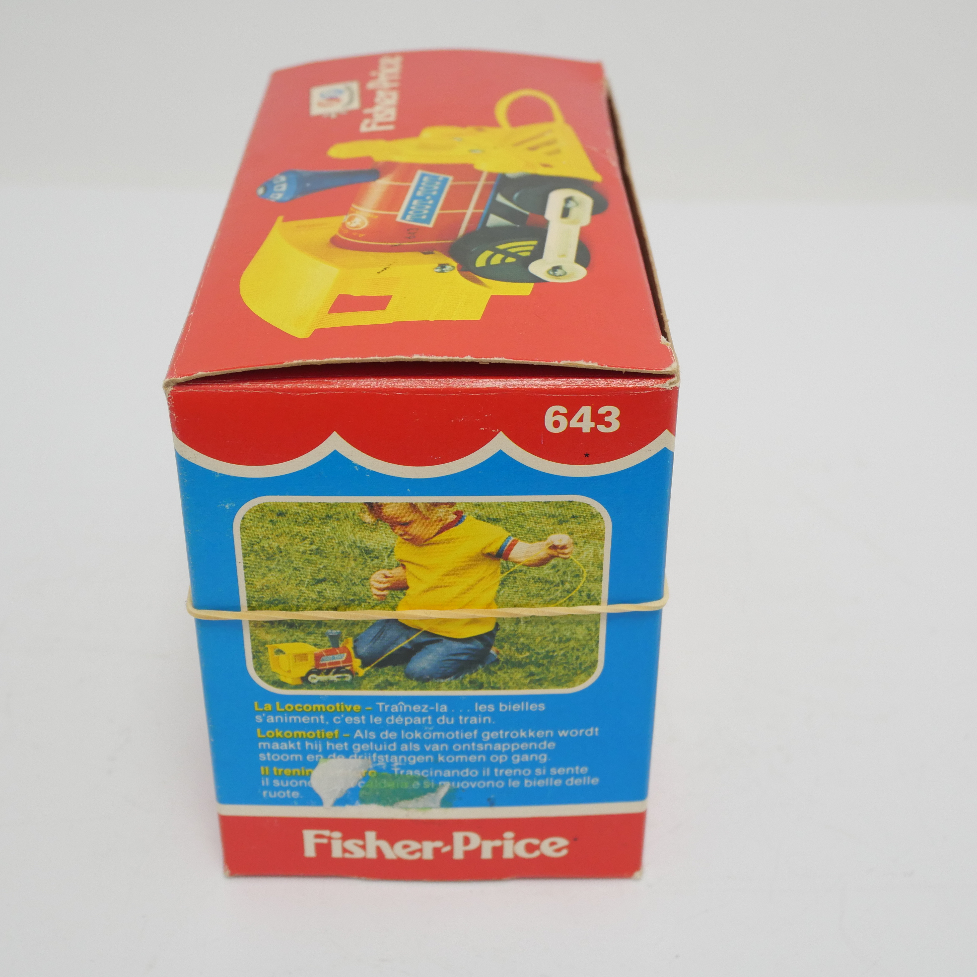 Locomotive Toot-Toot -Fisher Price n°643 - année 1964 Bon état - Vue 5 - 