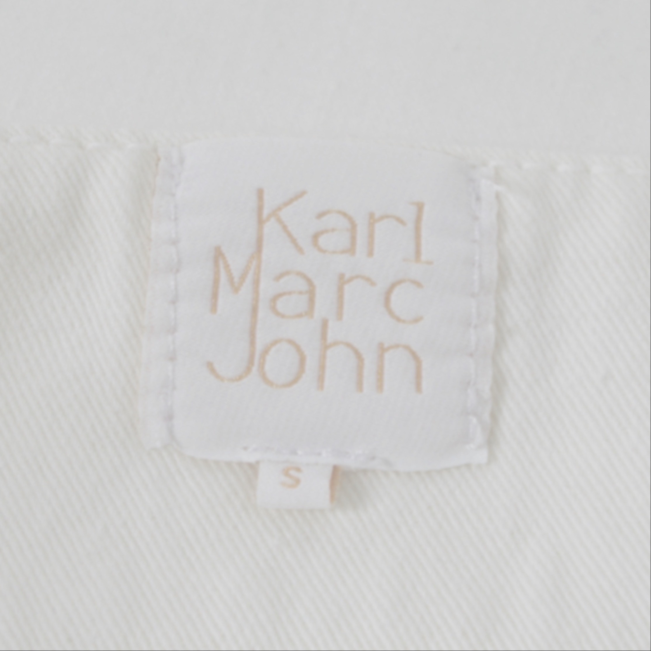 Jupe Karl Marc John-S- courte coton épais blanc - Photo 3