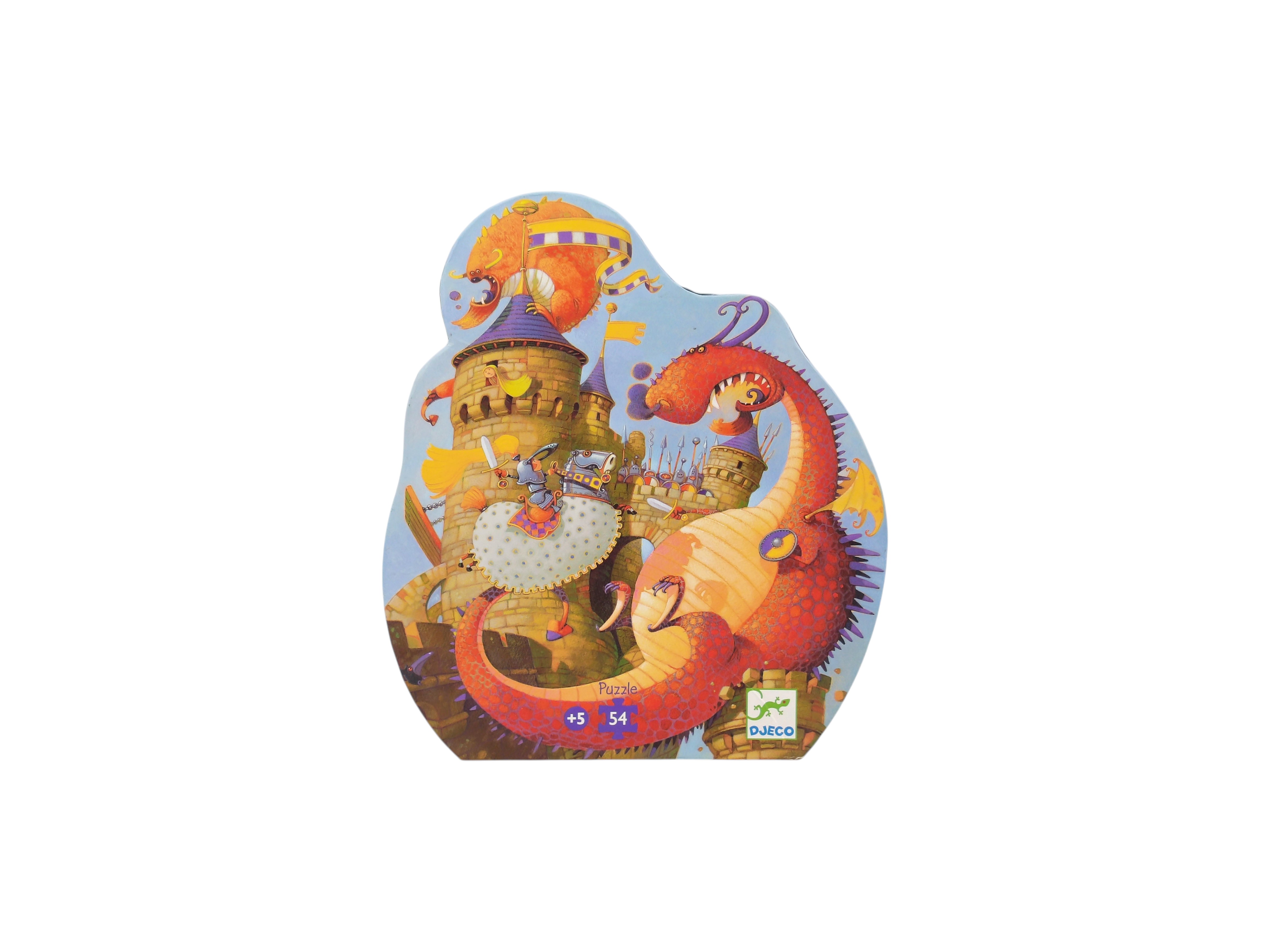 Voir photo 3 de Puzzle - Vaillant et le Dragon - 54 pièces Puzzle - Vaillant et le Dragon - 54 pièces Comme neuf - Vue 3 -