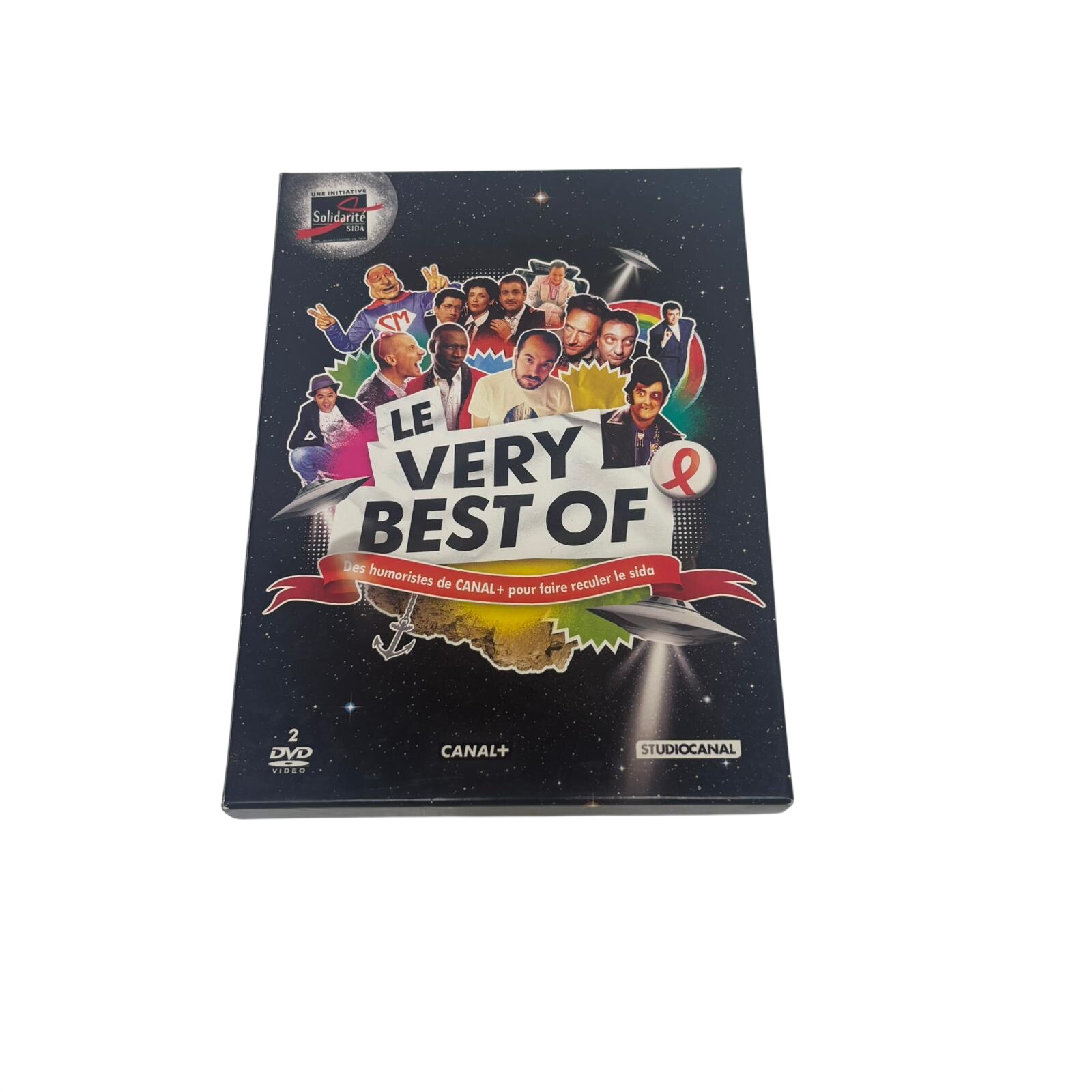 DVD "Le very Best of des humoristes de Canal + pour faire reculer le sida"  -  reconditionné disponible sur Label Emmaüs