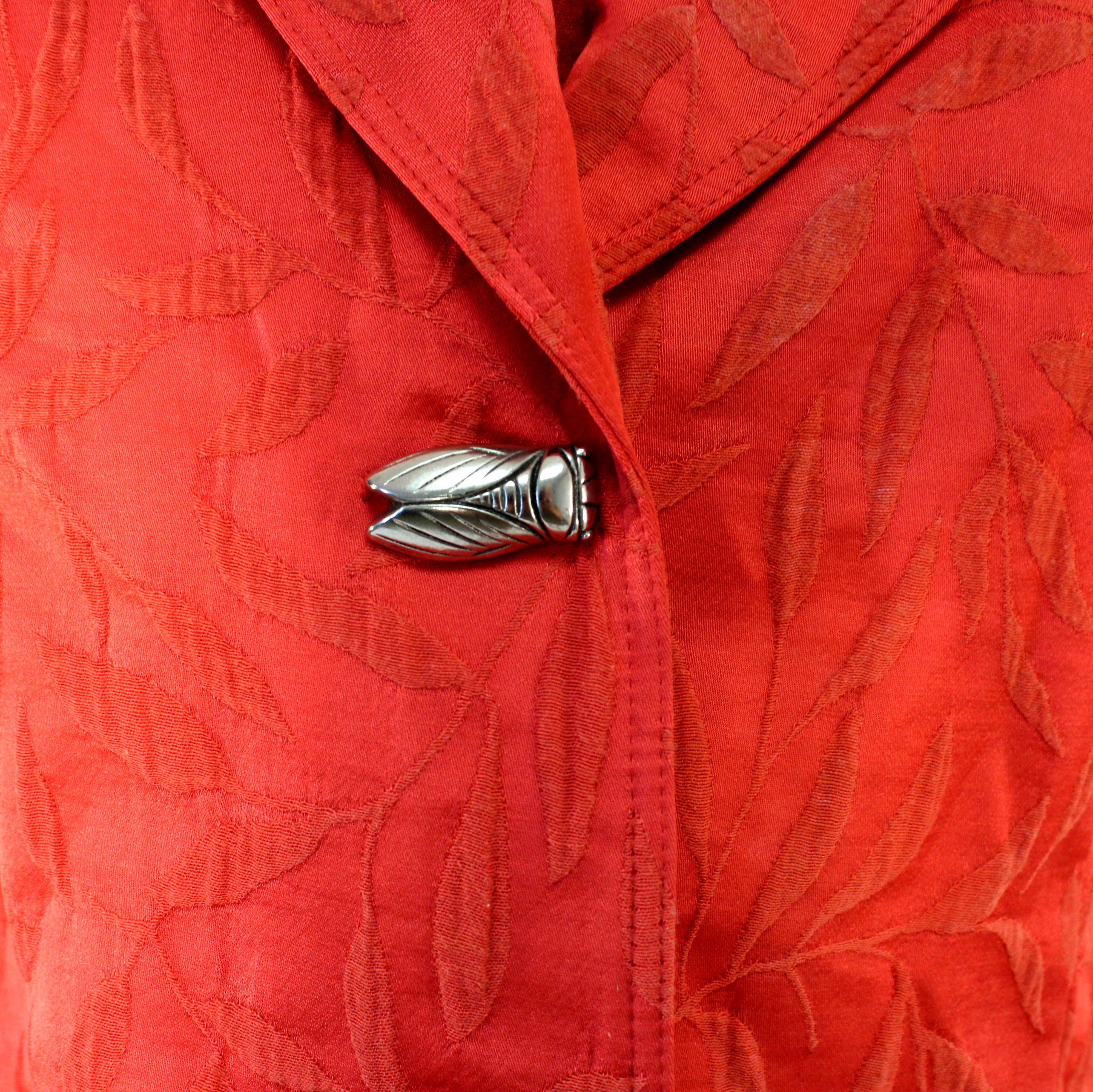 Veste Femme Rouge Taille 40  - Vue 5 - 