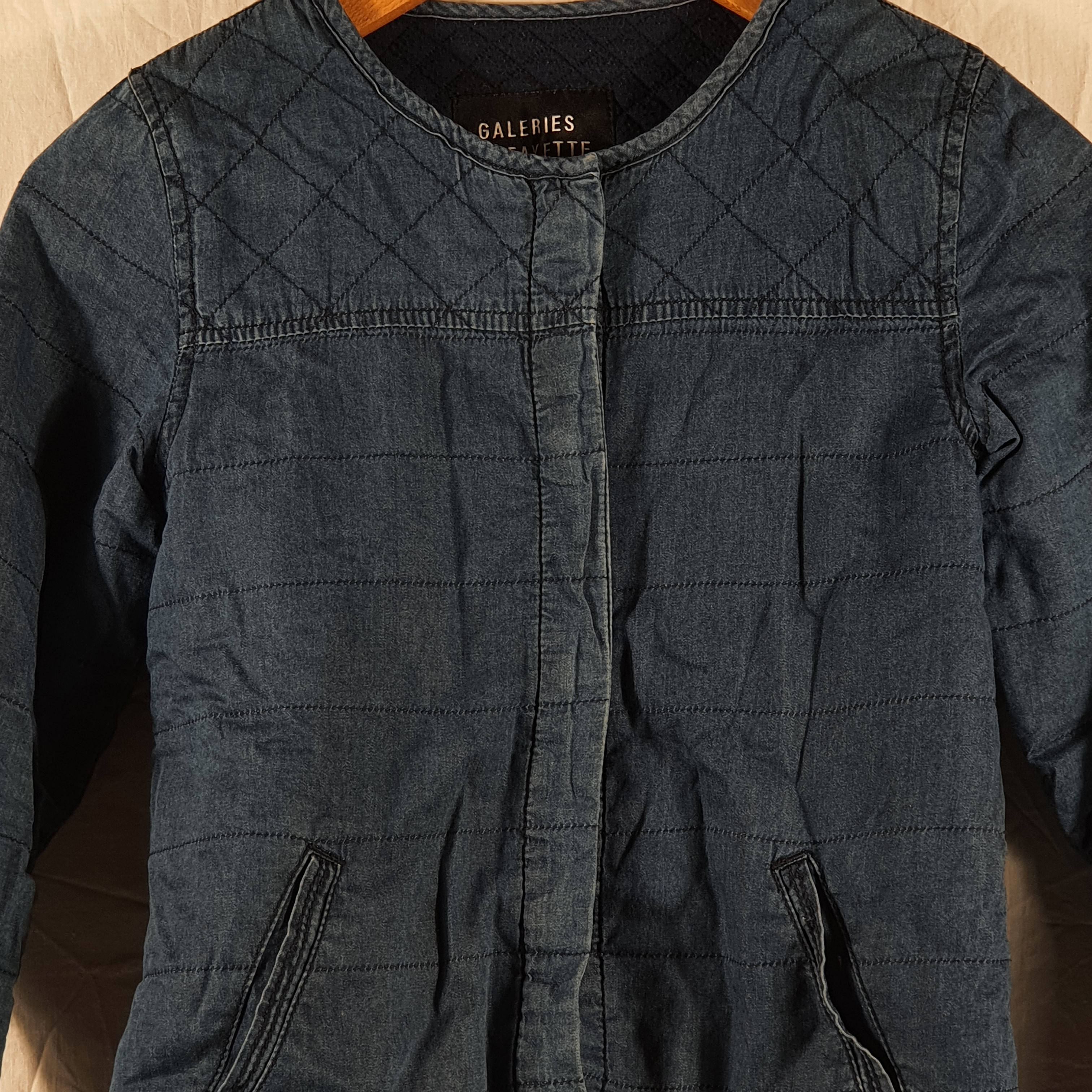 Veste bleue en coton molletonné - Galerie Lafayette - 10 ans - Photo 2