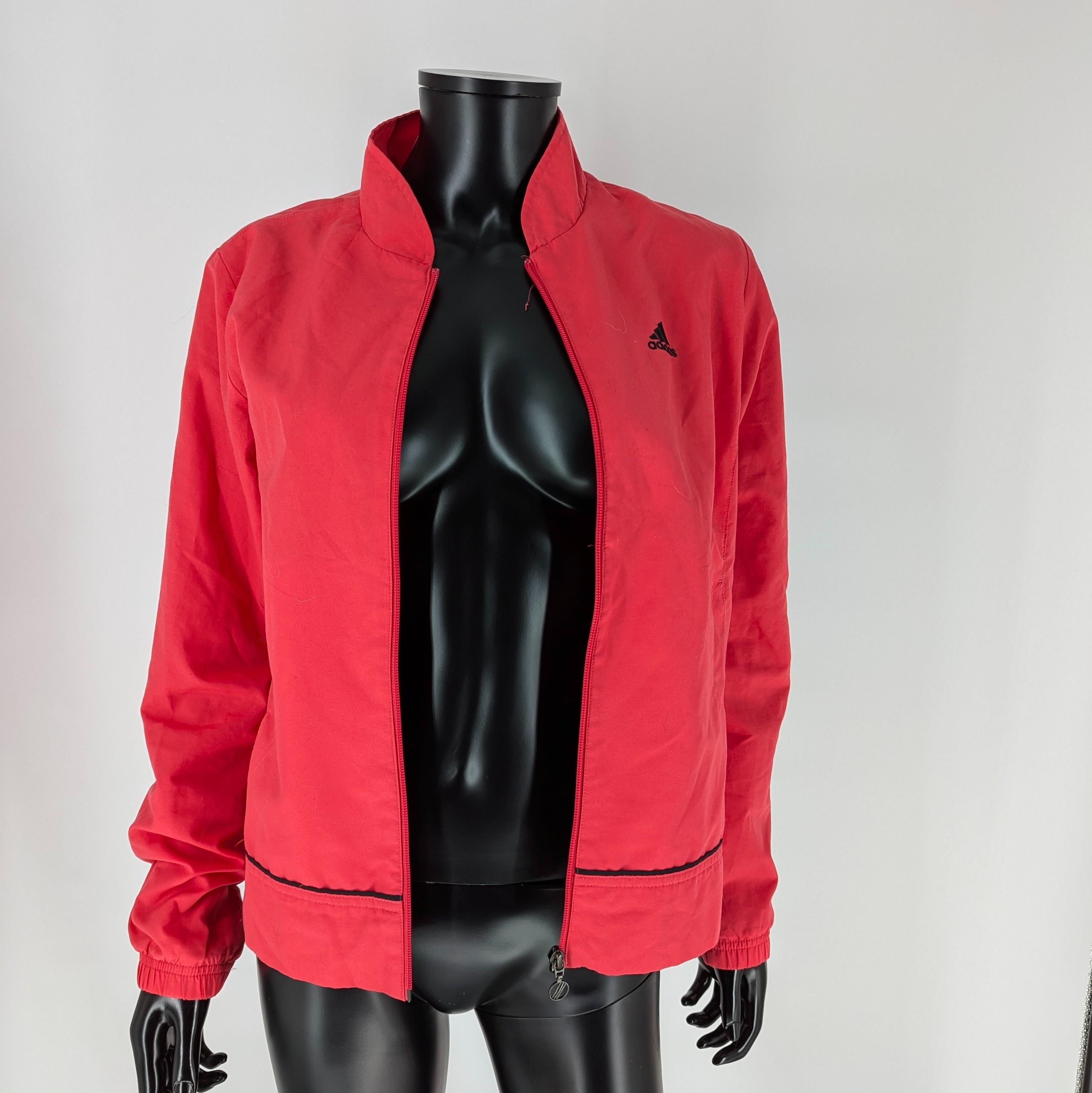 Veste Adidas T. 14 ans rose fluo zippée droite - Très bon état - Photo 2