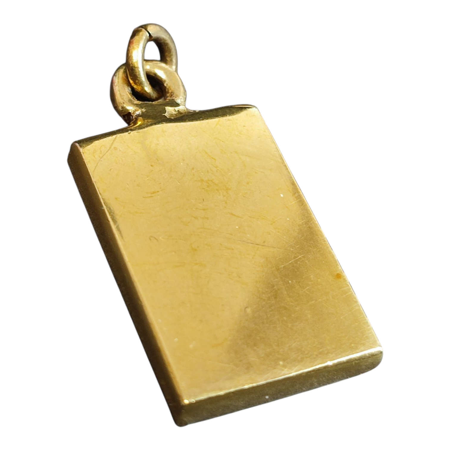 Pendentif doré avec incrustations de résine colorée - Photo 3