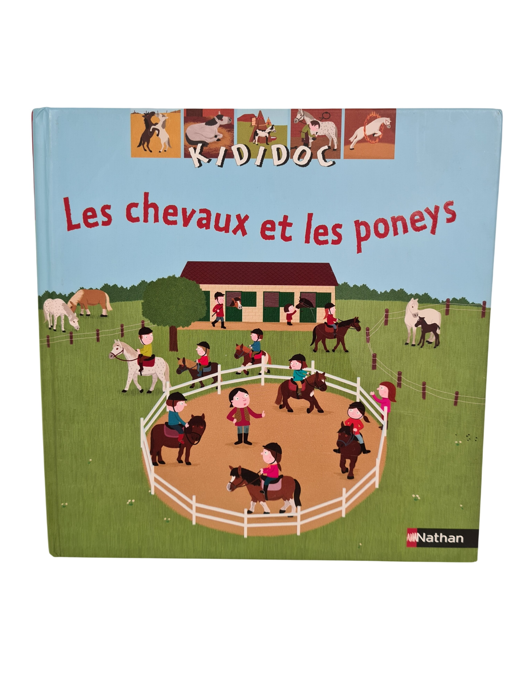 Livre documentaire - Les chevaux et les poneys - Kididoc - Nathan - 6 ans + - Photo 0