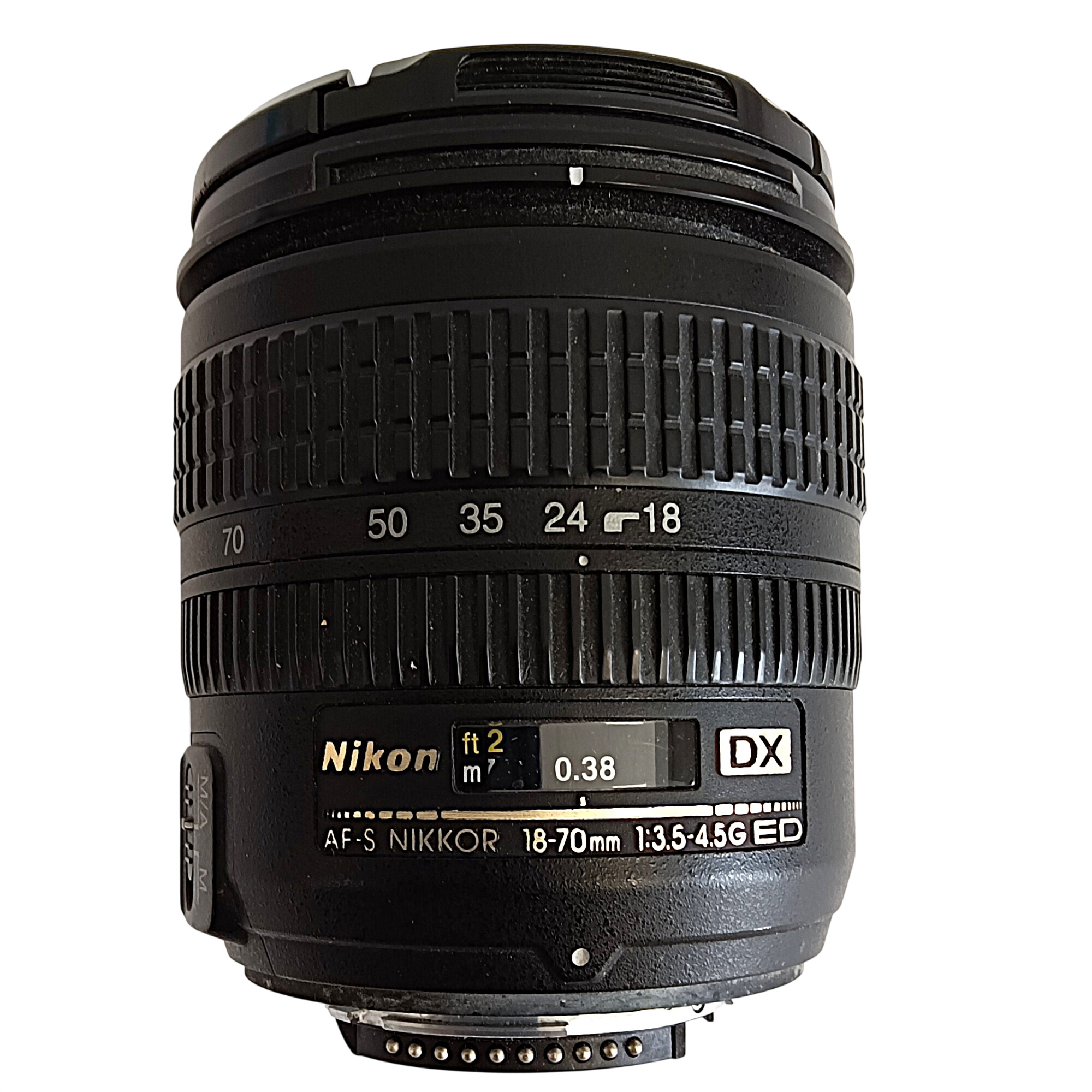 Objectif Nikon AF-S DX Nikkor 18-70mm f/3.5-4.5 G ED Ø67 Bon état -  reconditionné disponible sur Label Emmaüs