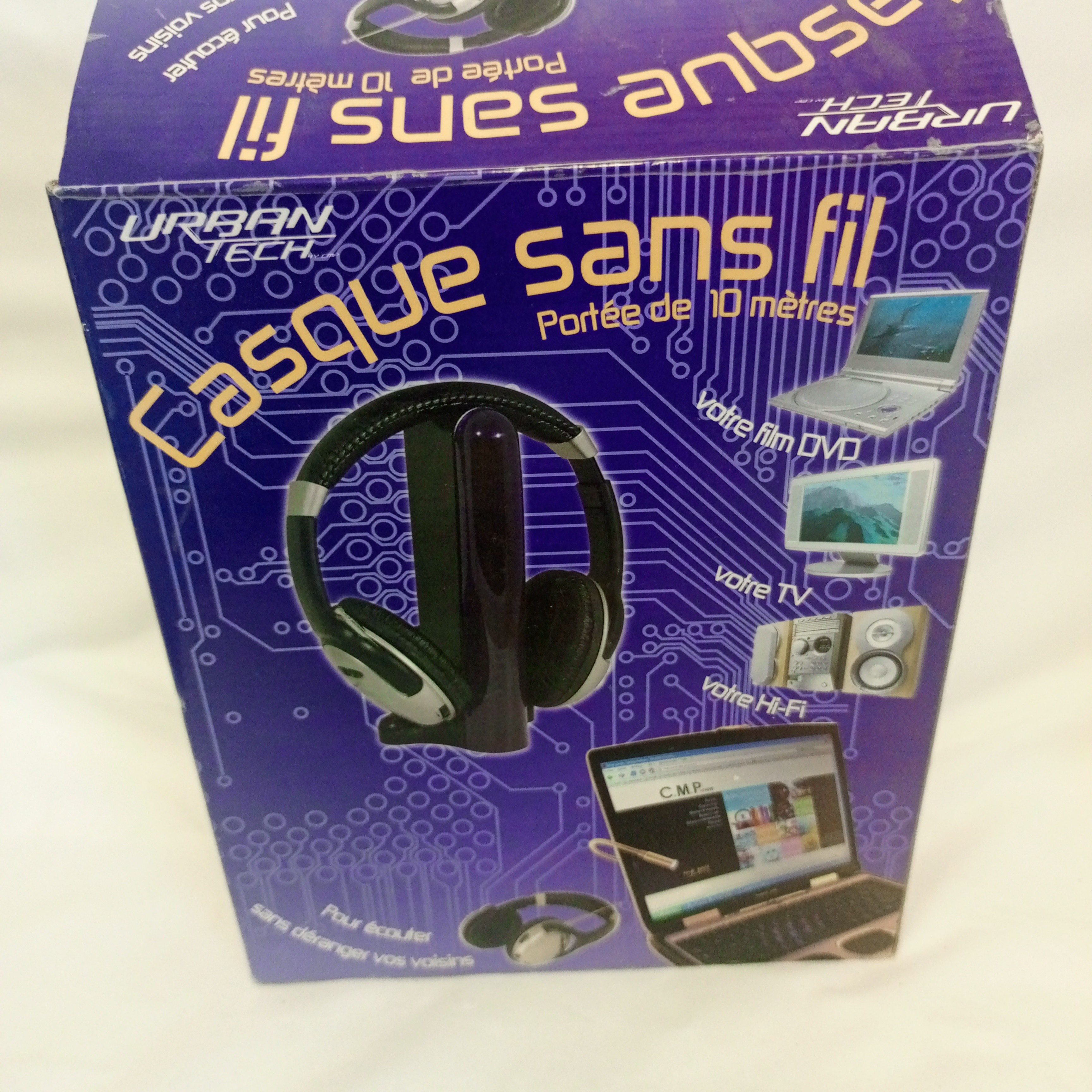 Casque sans fil portée 10 mètres - Photo 4