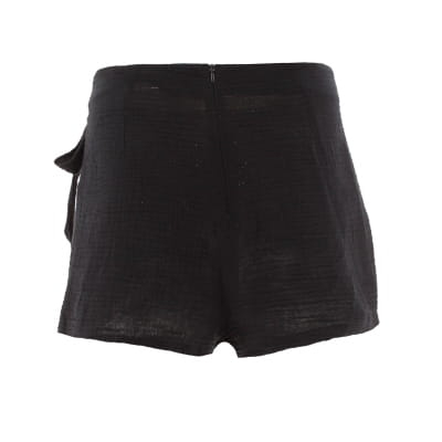 Jupe short noir à fibres métalliques - Femme - Shein - Taille 38 - Photo 1