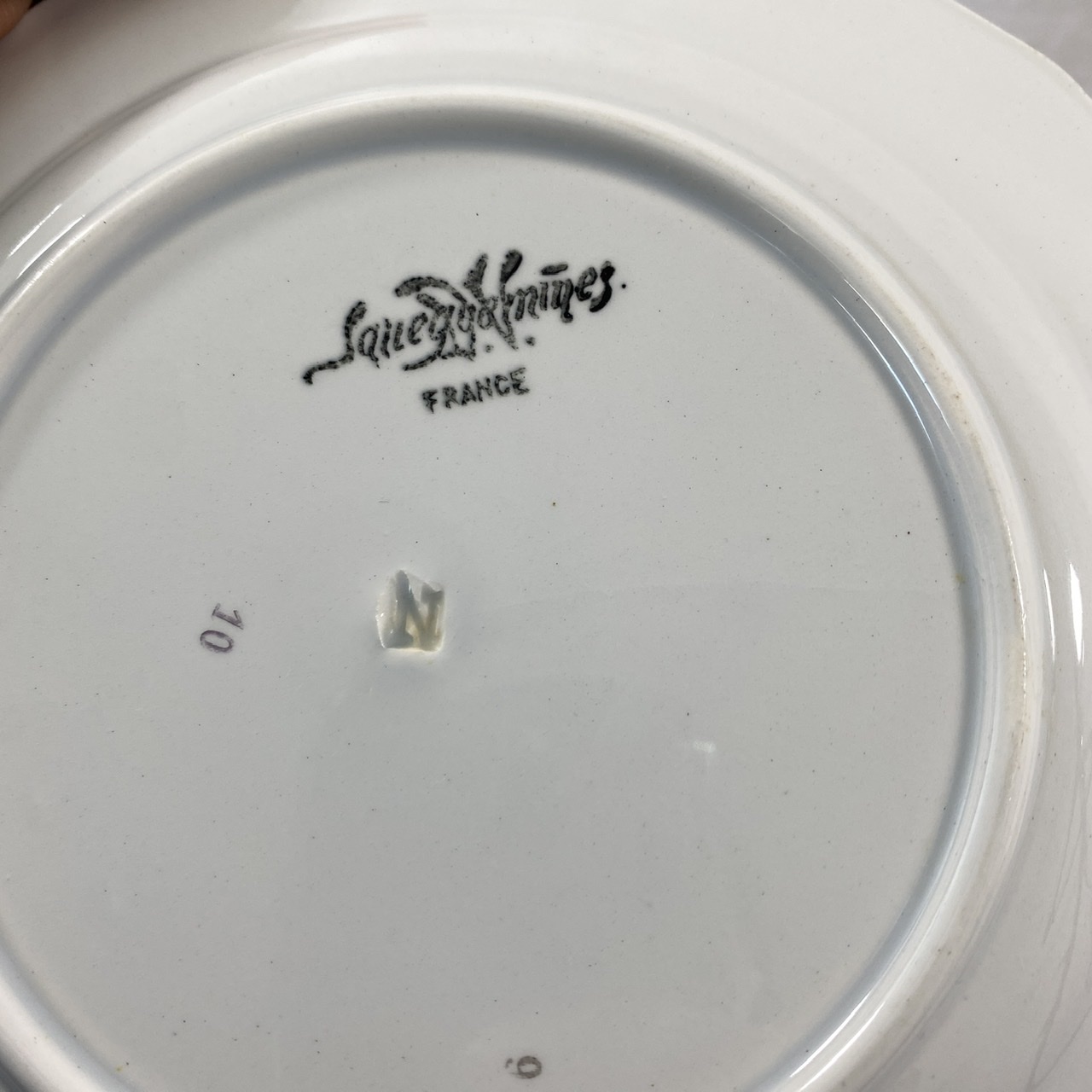 Lot de 10 assiettes - Sarreguemines thème Lourdes - Bon état - Photo 15