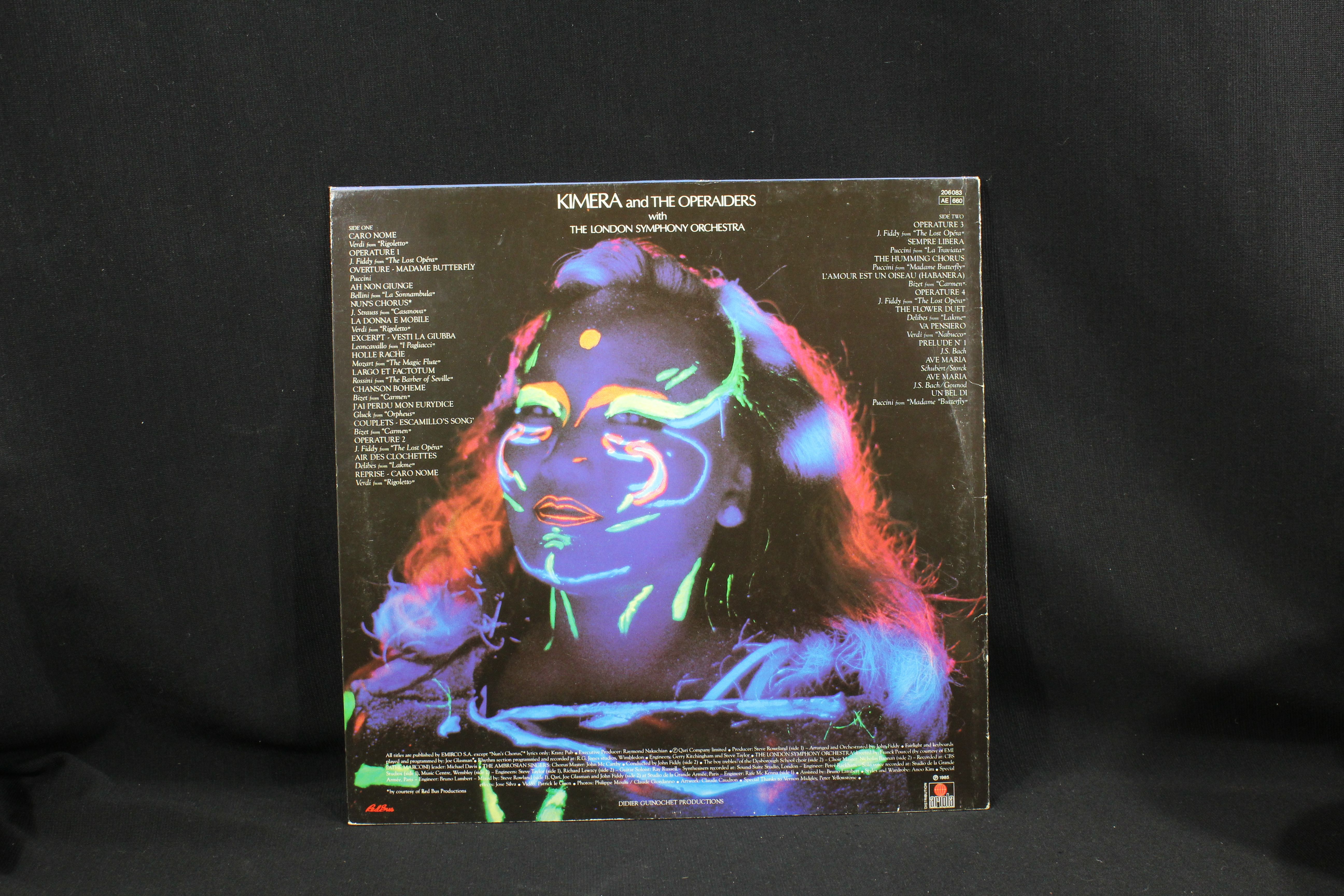 Vinyle 33T Kimera / The Lost O?era - Ariola 1985 Bon état - Vue 2 - 