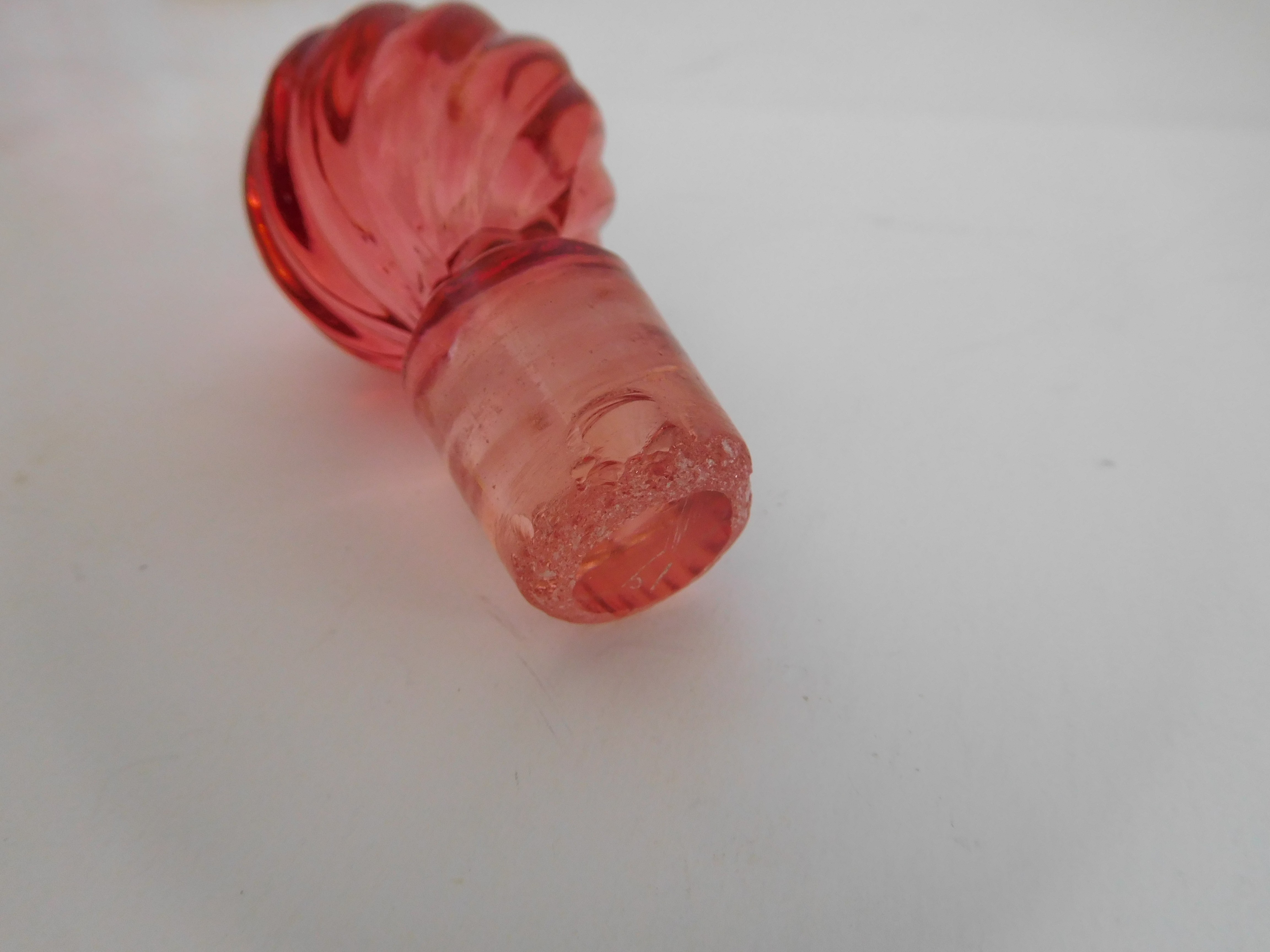 Garniture De Toilette BACCARAT Cristal Rose Ambré - 8 Pièces Rares°° - Photo 20