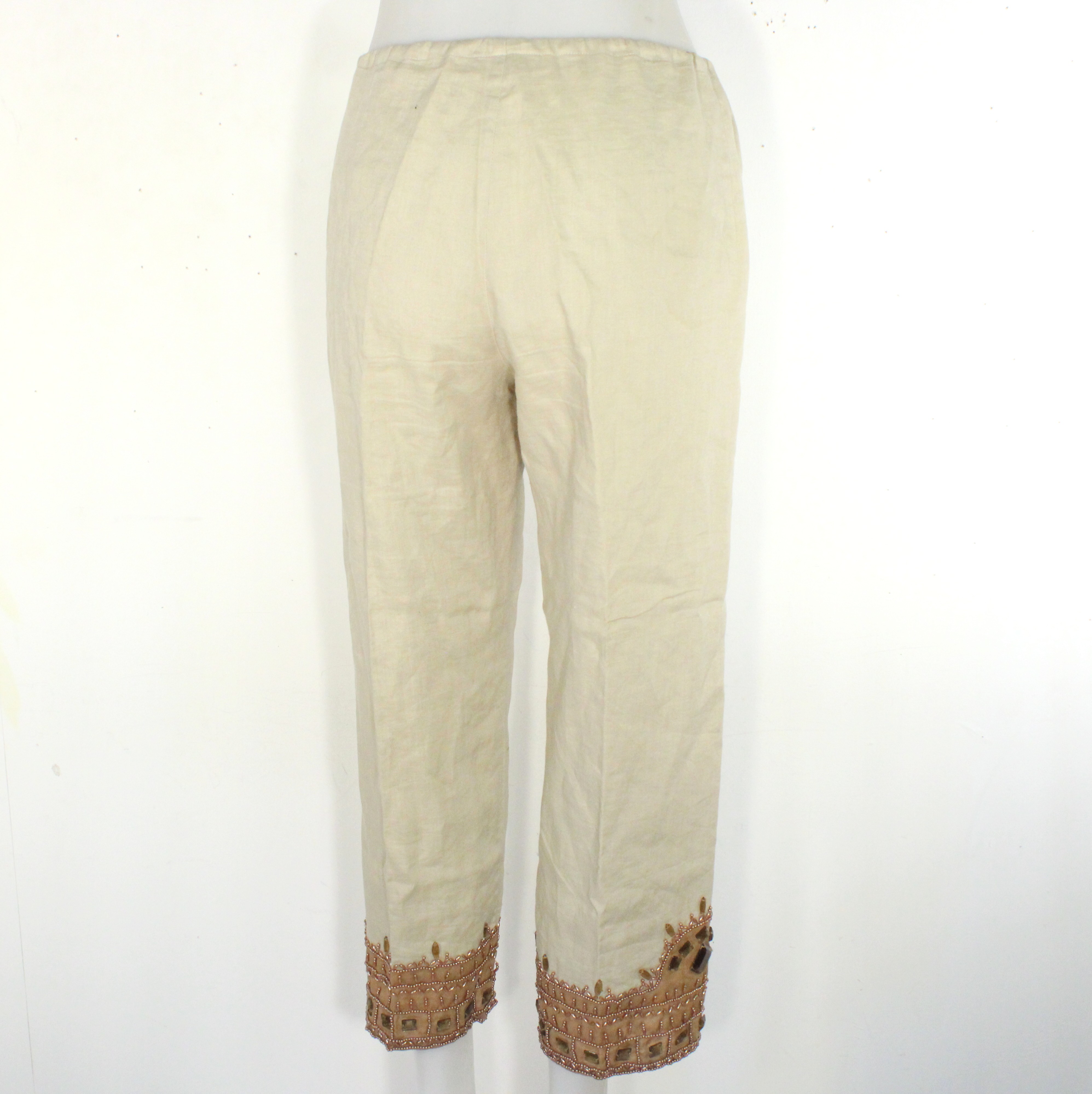 Pantalon Femme Beige DERHY Taille M - Photo 2