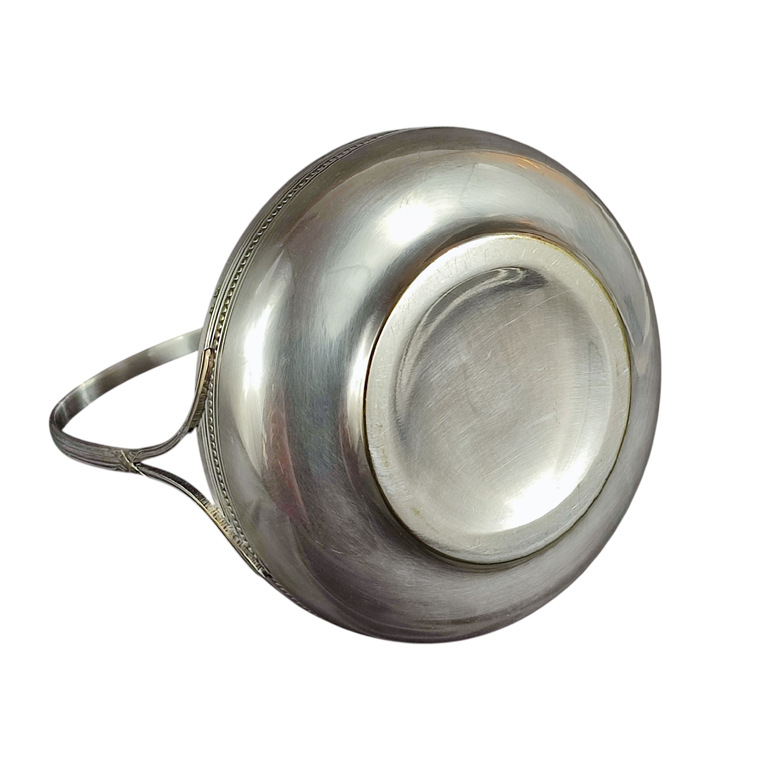 Présentoir à caviar plaqué argent avec bol en verre ciselé - Photo 6