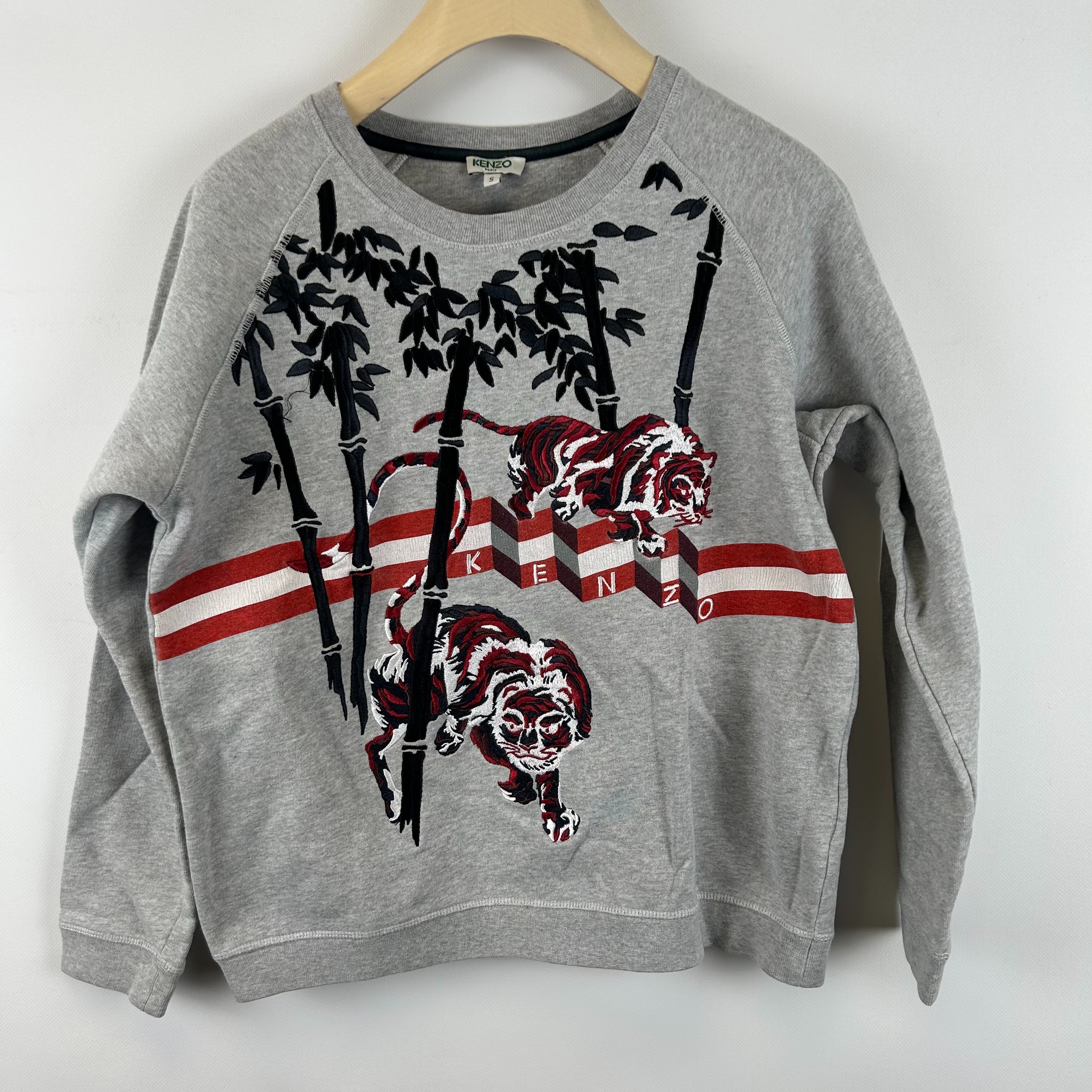 Paris - Pull  motifs brod 100% coton - Taille S - Kenzo - Modalova