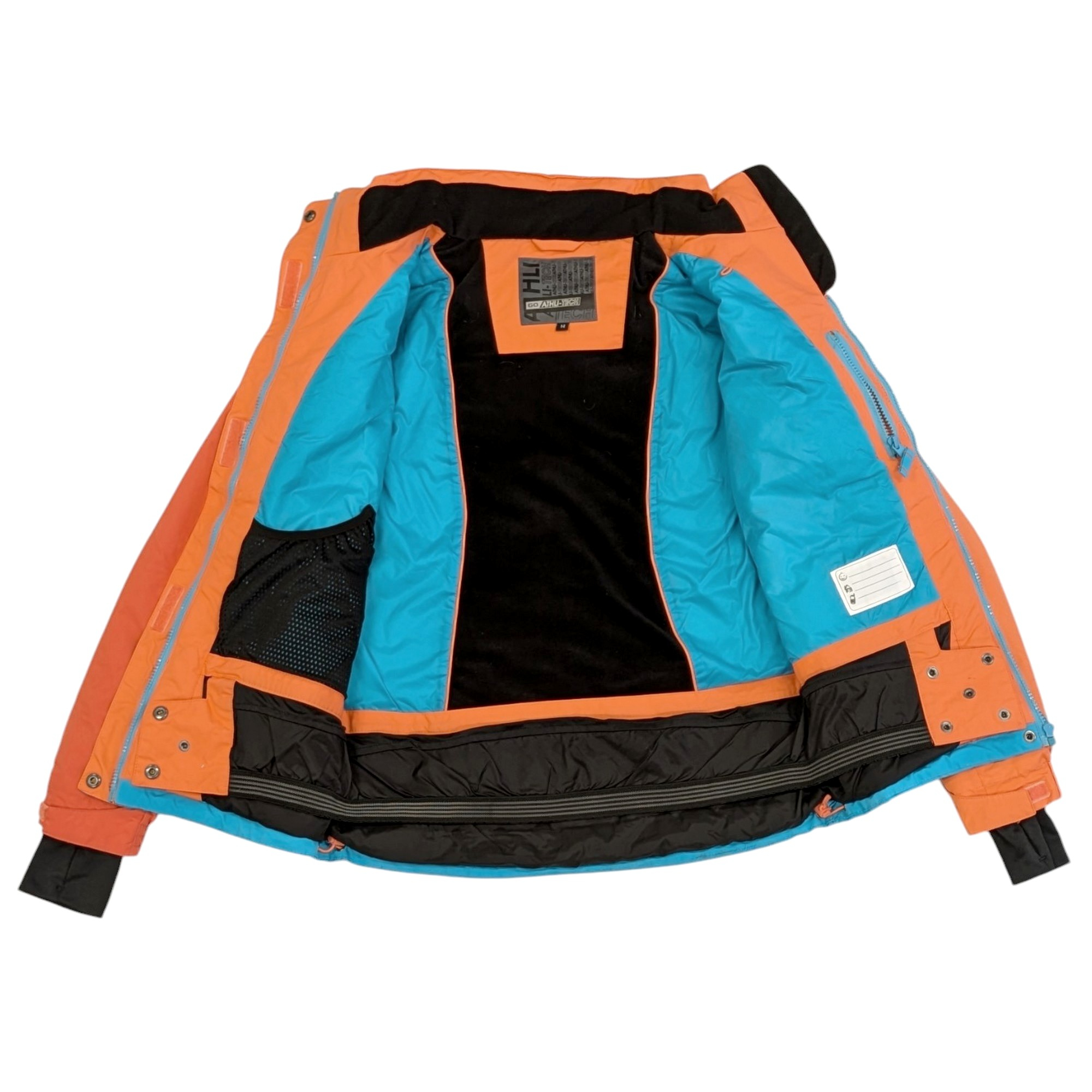 Veste de ski Go Athli-Tech 14 ans pour fille orange et bleue - Très bon état - Photo 2
