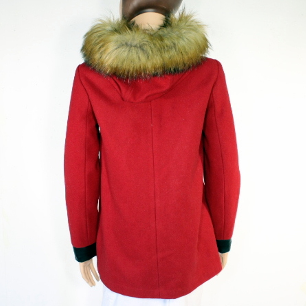 Manteau Court Femme Bordeaux ETAM Taille 34 - Bon état - Photo 4