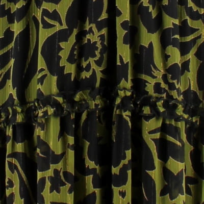Robe noire et verte imprimée - Femme - NAF NAF - Taille 38 - Photo 3