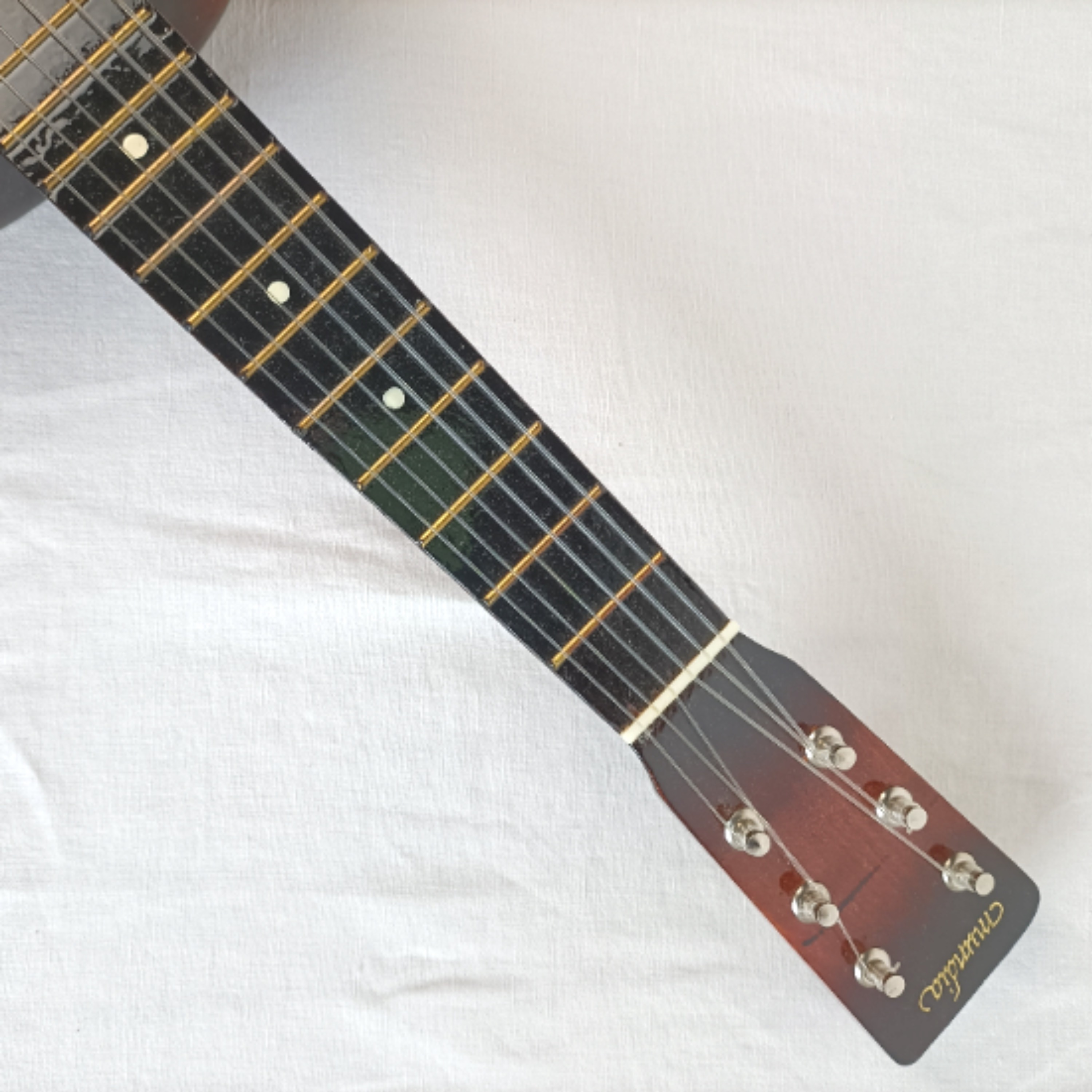 Guitare enfant en bois - Guitare luxe Mundia - Bon état - Photo 7