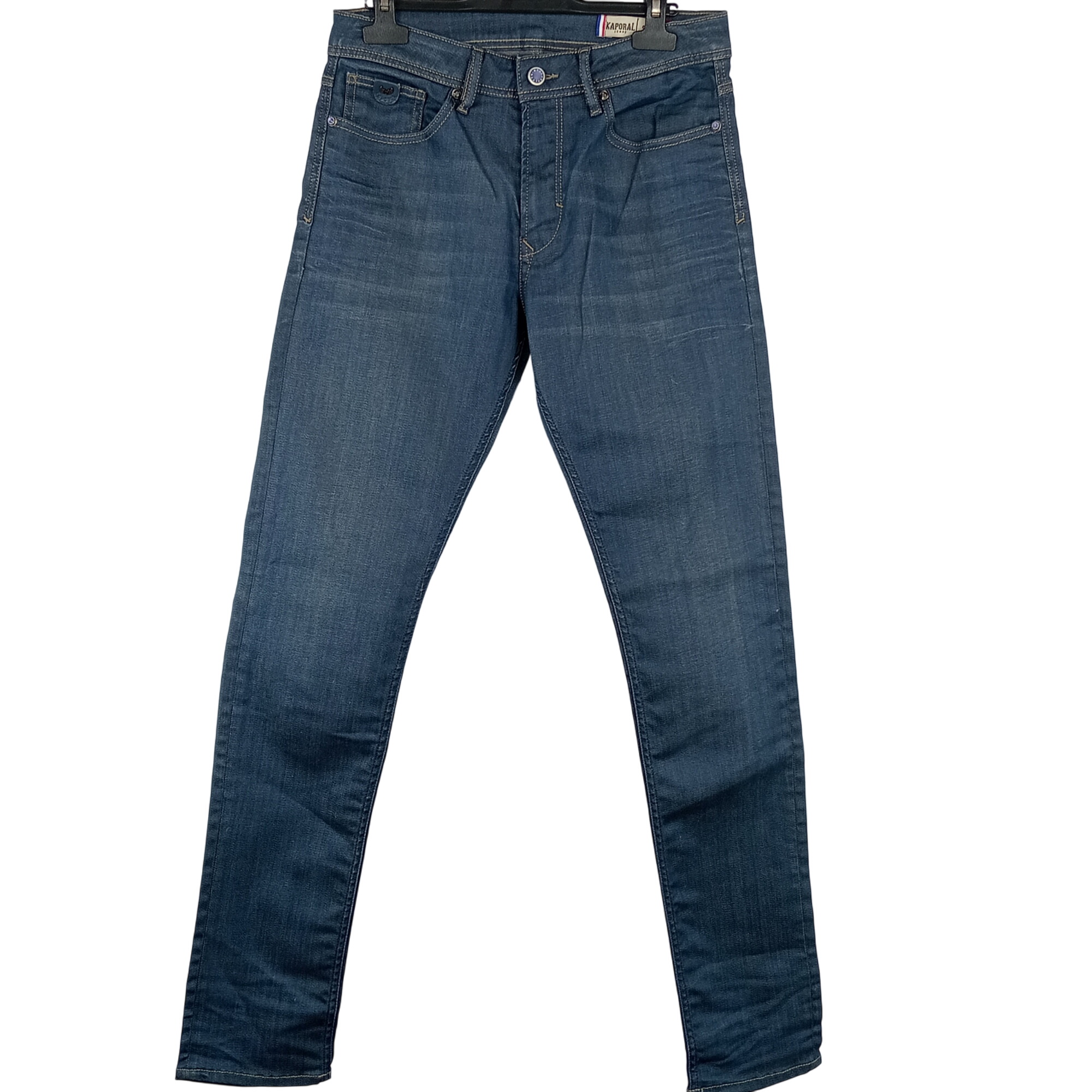 Jean homme de la marque Kaporal coupe longue de couleur bleu marine taille US: W32/L34 - Photo 0