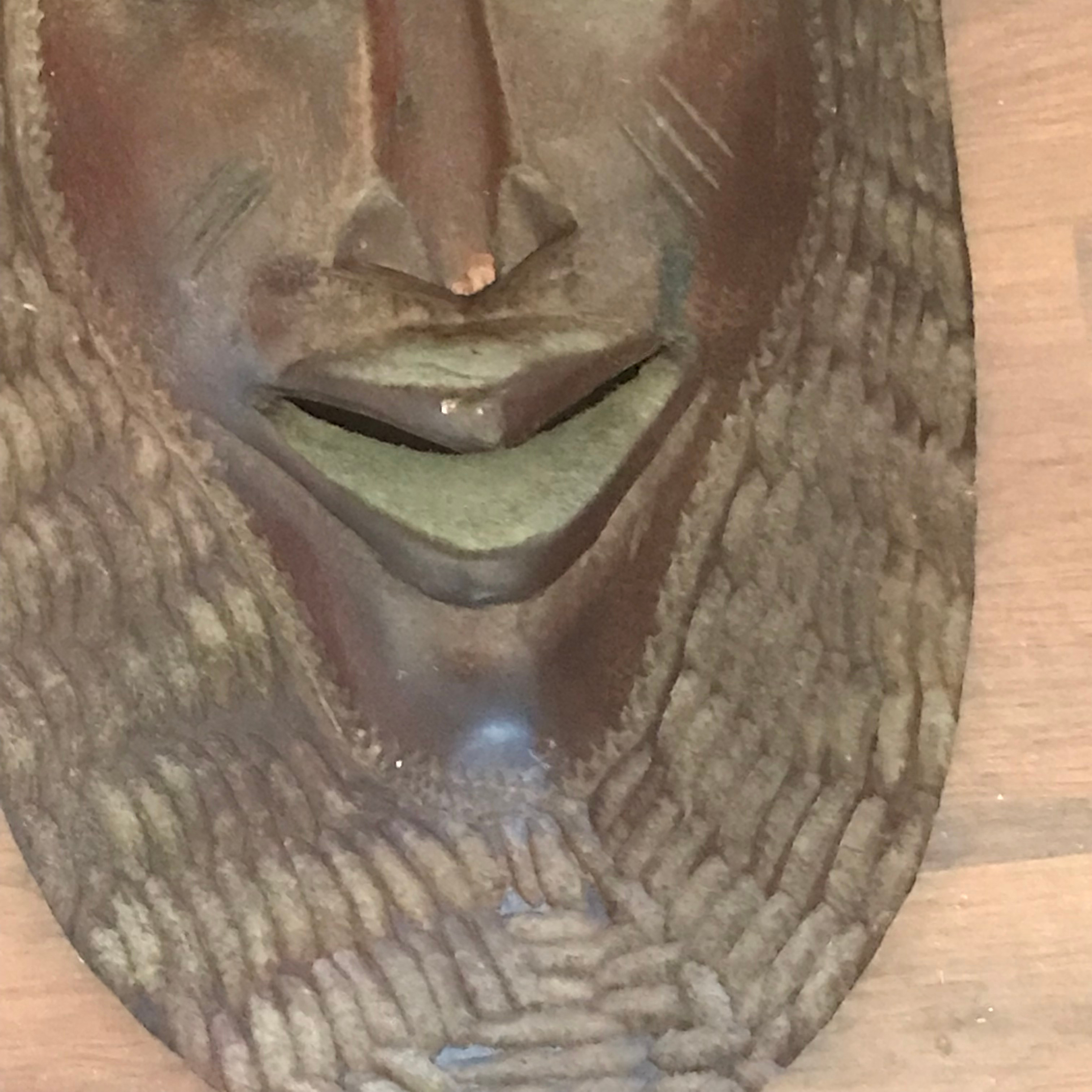 Masque Tribal Africain Probable Senegal - Photo 3