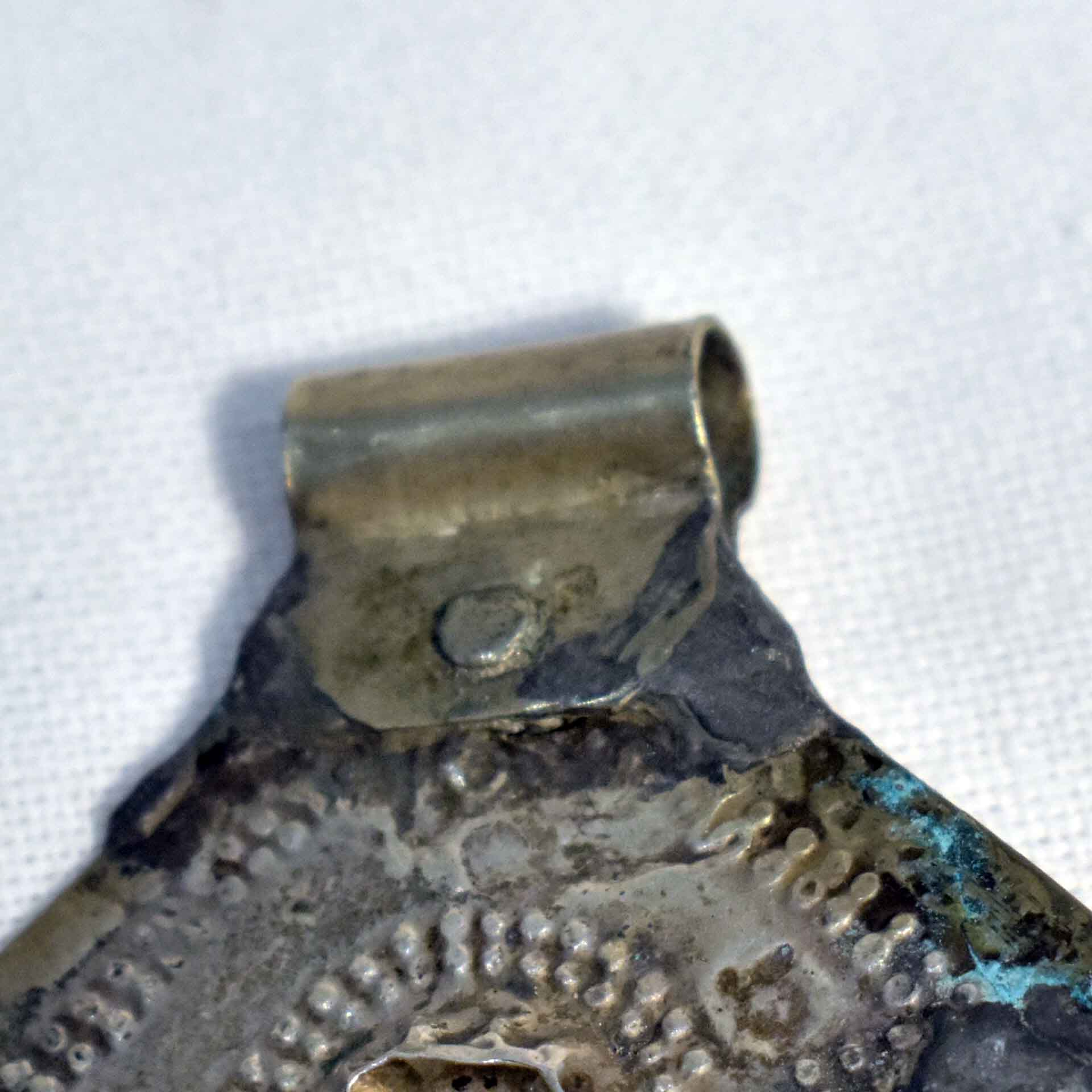 Lot de Bijoux Berbères Anciens - Pate de Verre & Métal Argenté Bon état - Vue 15 - 