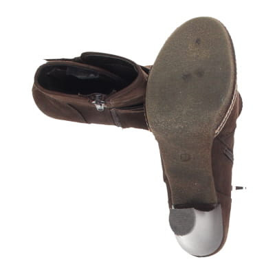 Bottines marron à talons 9.5cm - femme - pointure 37 - Photo 2