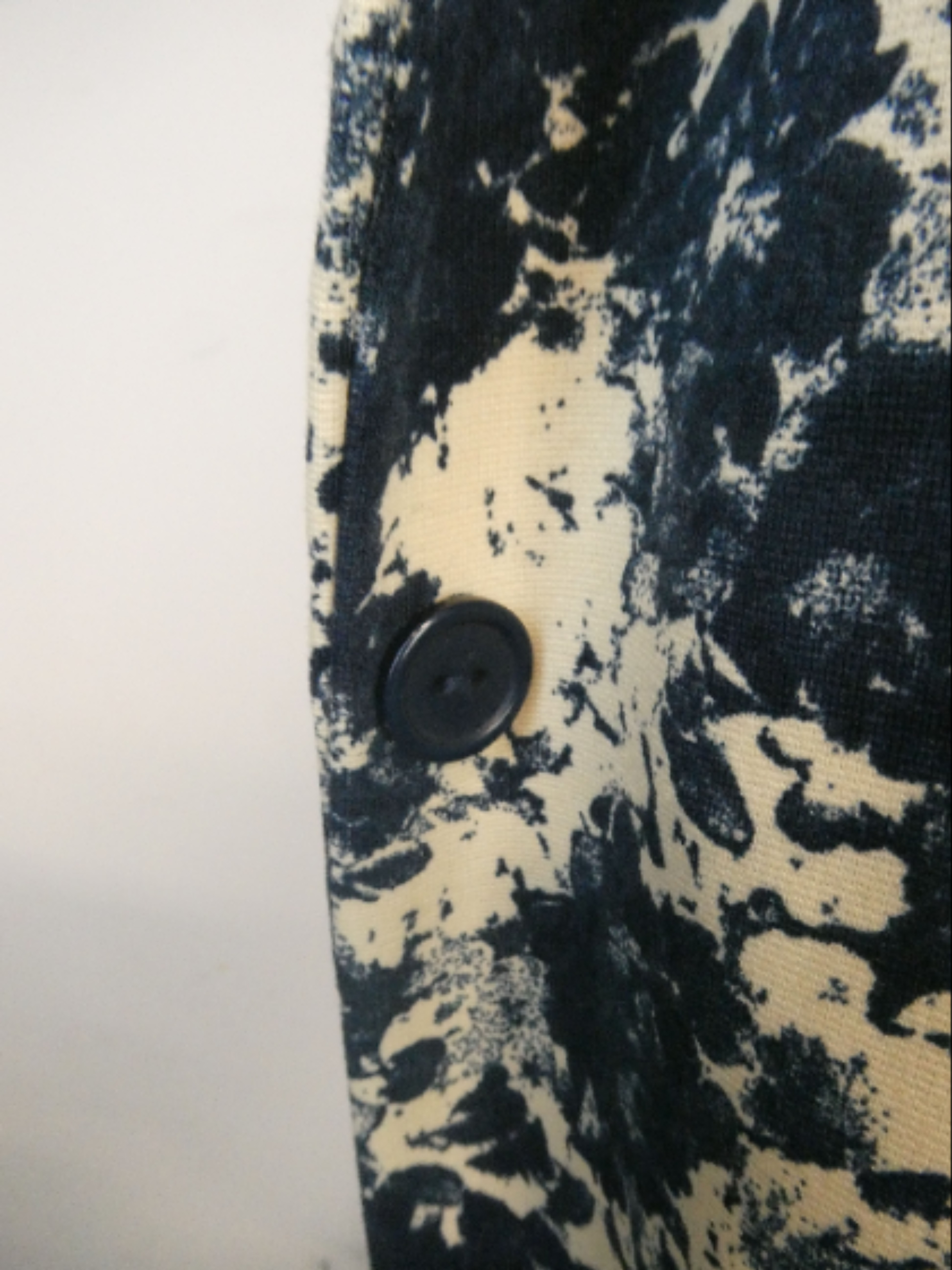 Ensemble Ichi Femme – Veste Taille M et Pantalon Taille T5, Motif Floral Bleu Marine - Photo 5
