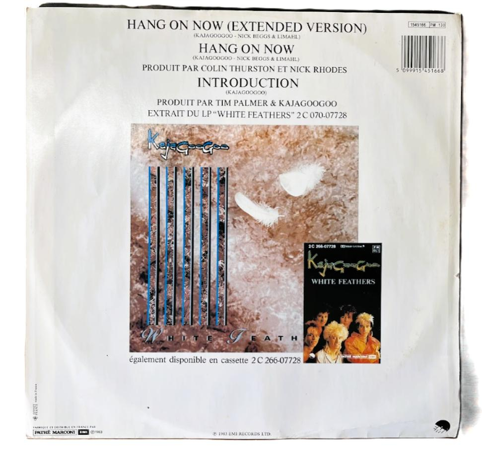 Vinyle 45 tours " Hang on Now" de Kaja Goo Goo. Bon état - Vue 2 - 