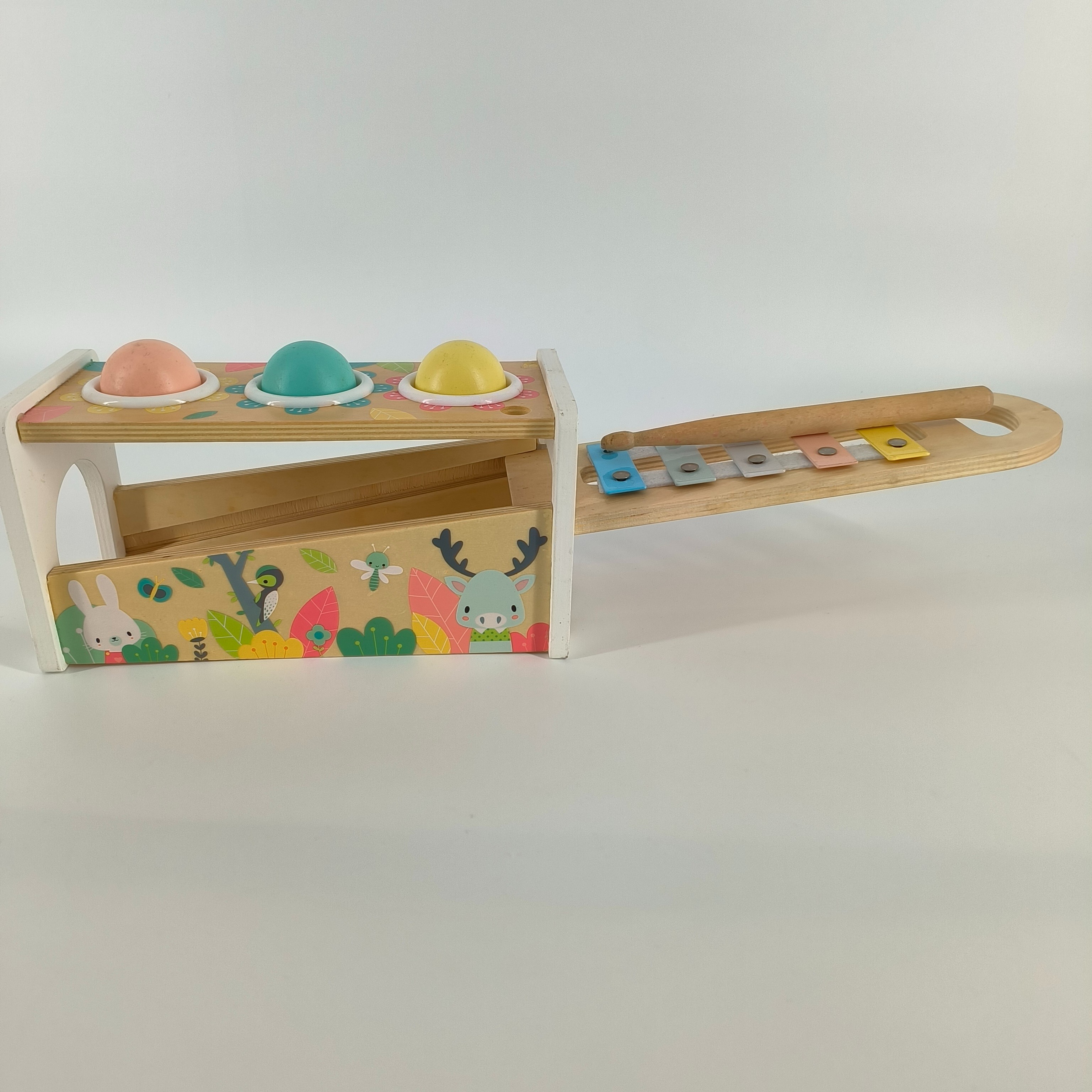 Jeu d'éveil en bois-Tap tap xylo pure-Janod  - Vue 2 - 
