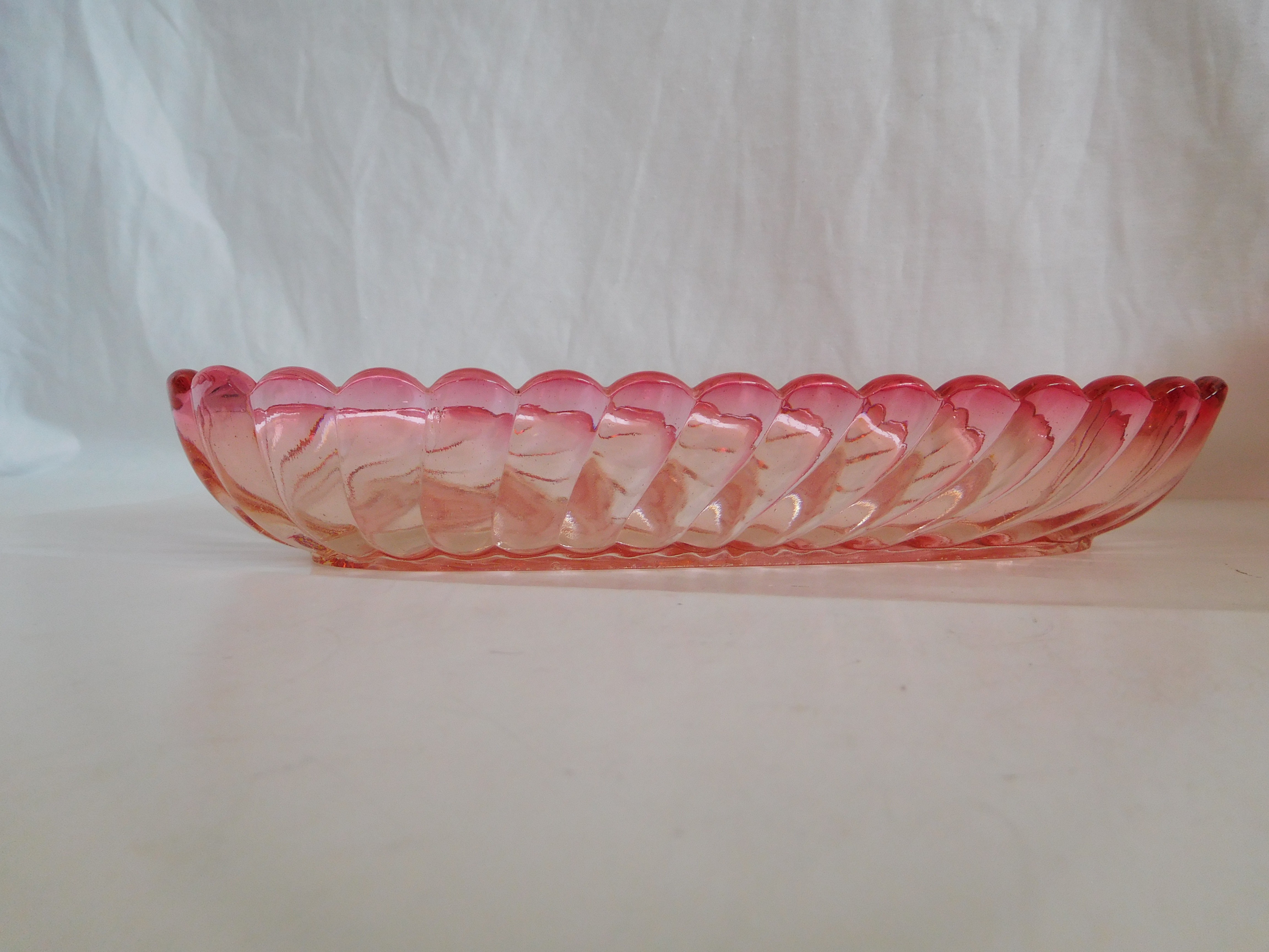 Garniture De Toilette BACCARAT Cristal Rose Ambré - 8 Pièces Rares°° - Photo 6